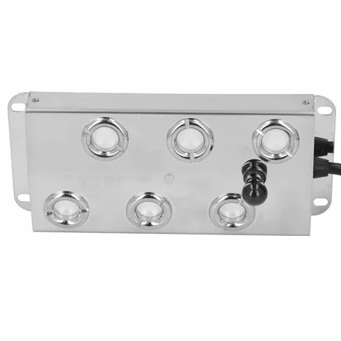 Mist Maker Fogger 6 Głowa, 1,5M Kabla Ultradźwiękowego Mgły Mgły z Zasilaniem, Mgły Fogger Fontanna (zasilacz nie jest dołączony) Ultr