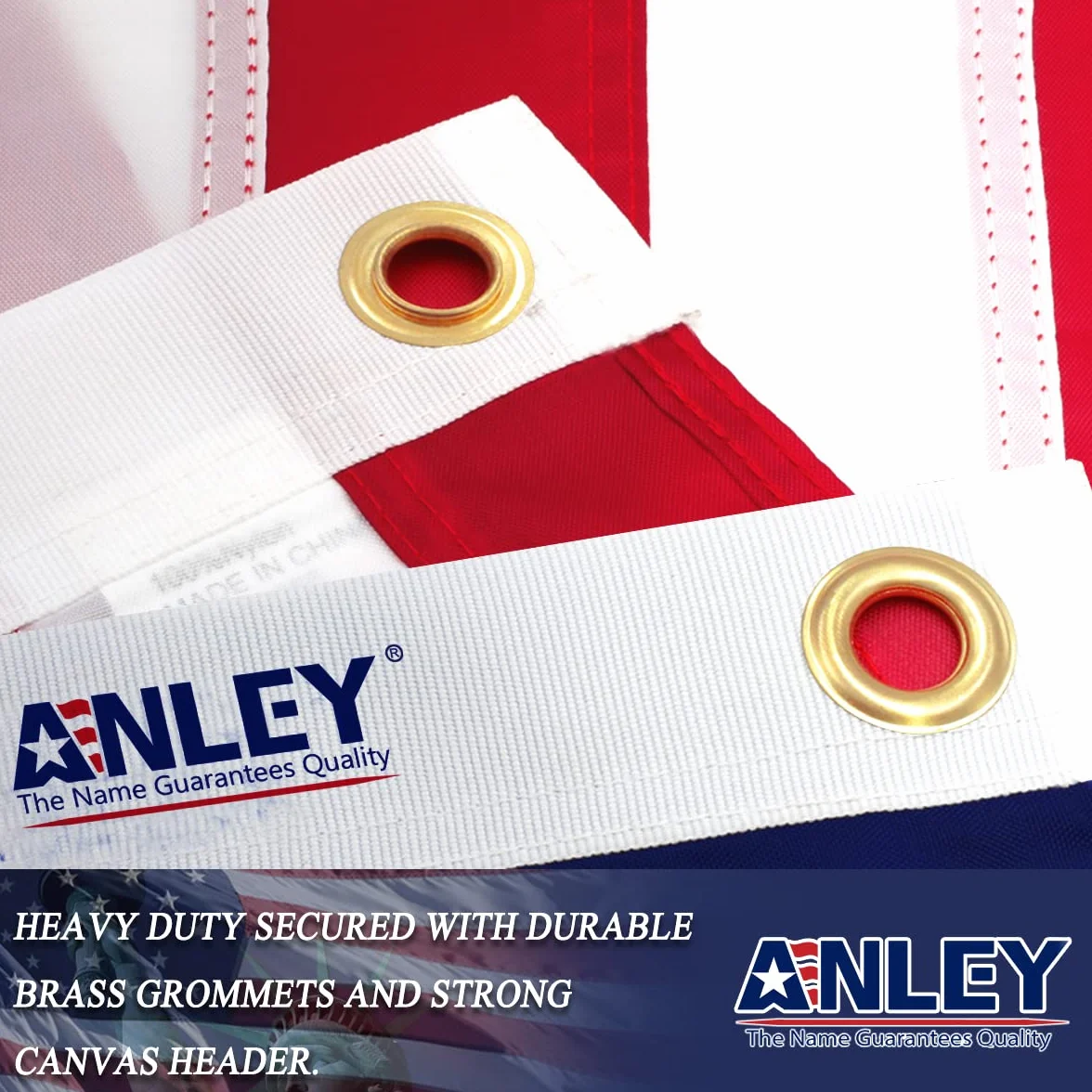 Anley EverStrong Series Flaga Betsy Ross 3x5 stóp Heavy Duty Nylon Haftowane gwiazdy szyte paski mosiężne przelotki