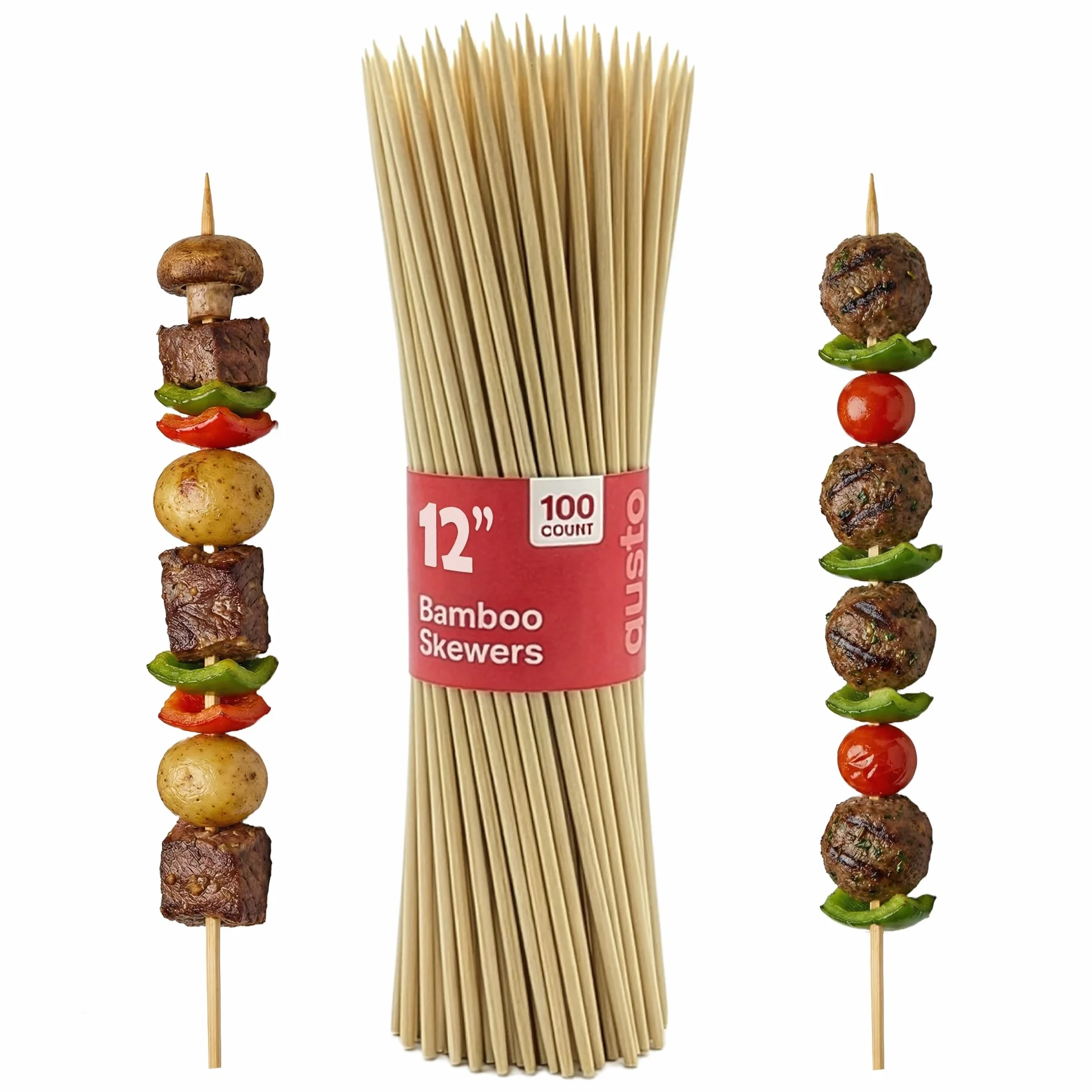 GUSTO bambusowe szaszłyki 30 cm 100 sztuk