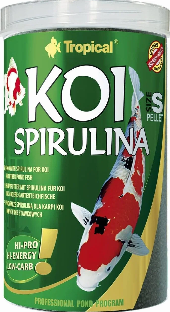 Tropical Pokarm dla ryb KOI SPIRULINA PELLET SIZE M 1000ml 320g