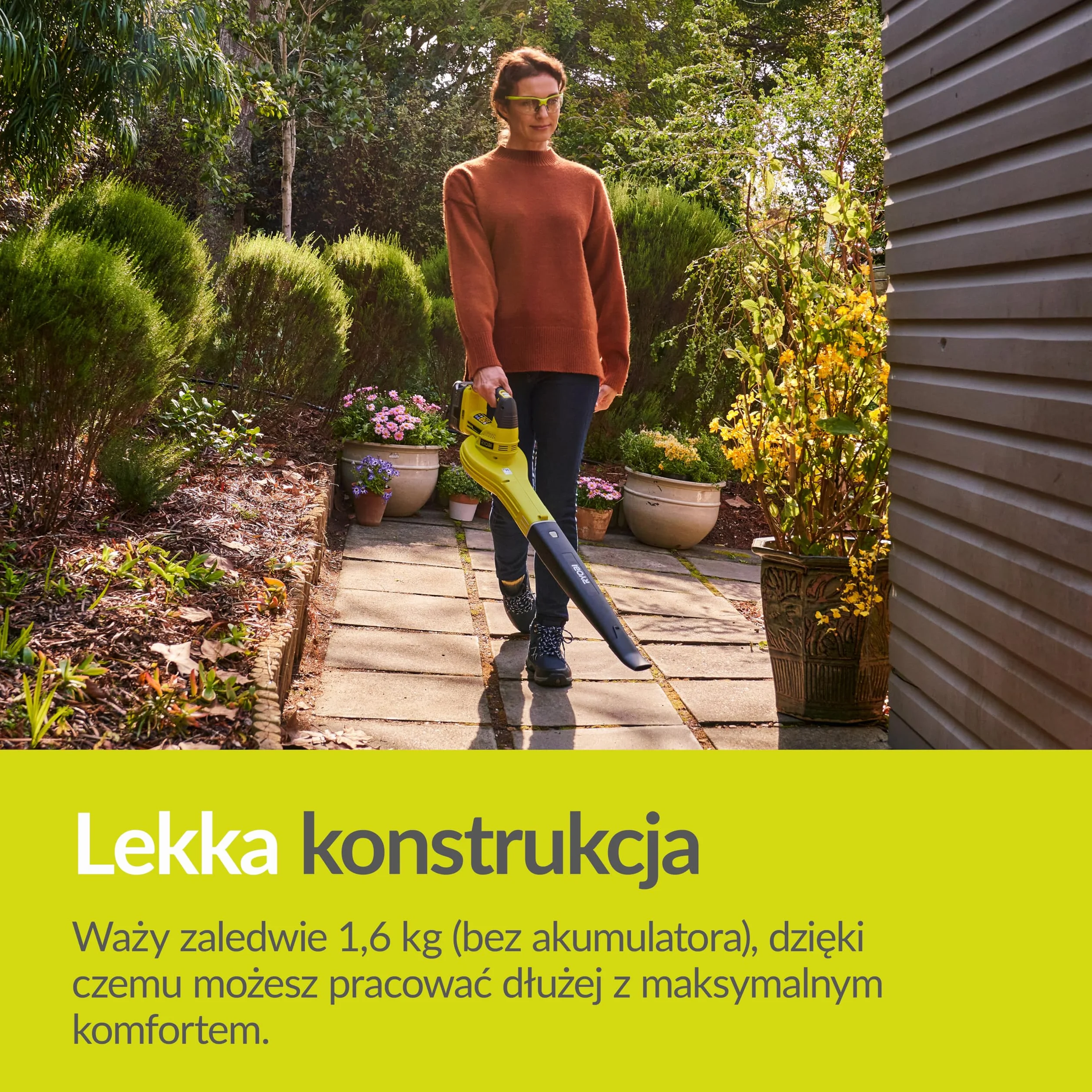 Ryobi Dmuchawa 18 V, OBL1820S, Wersja bez Akumulatora i Ładowarki