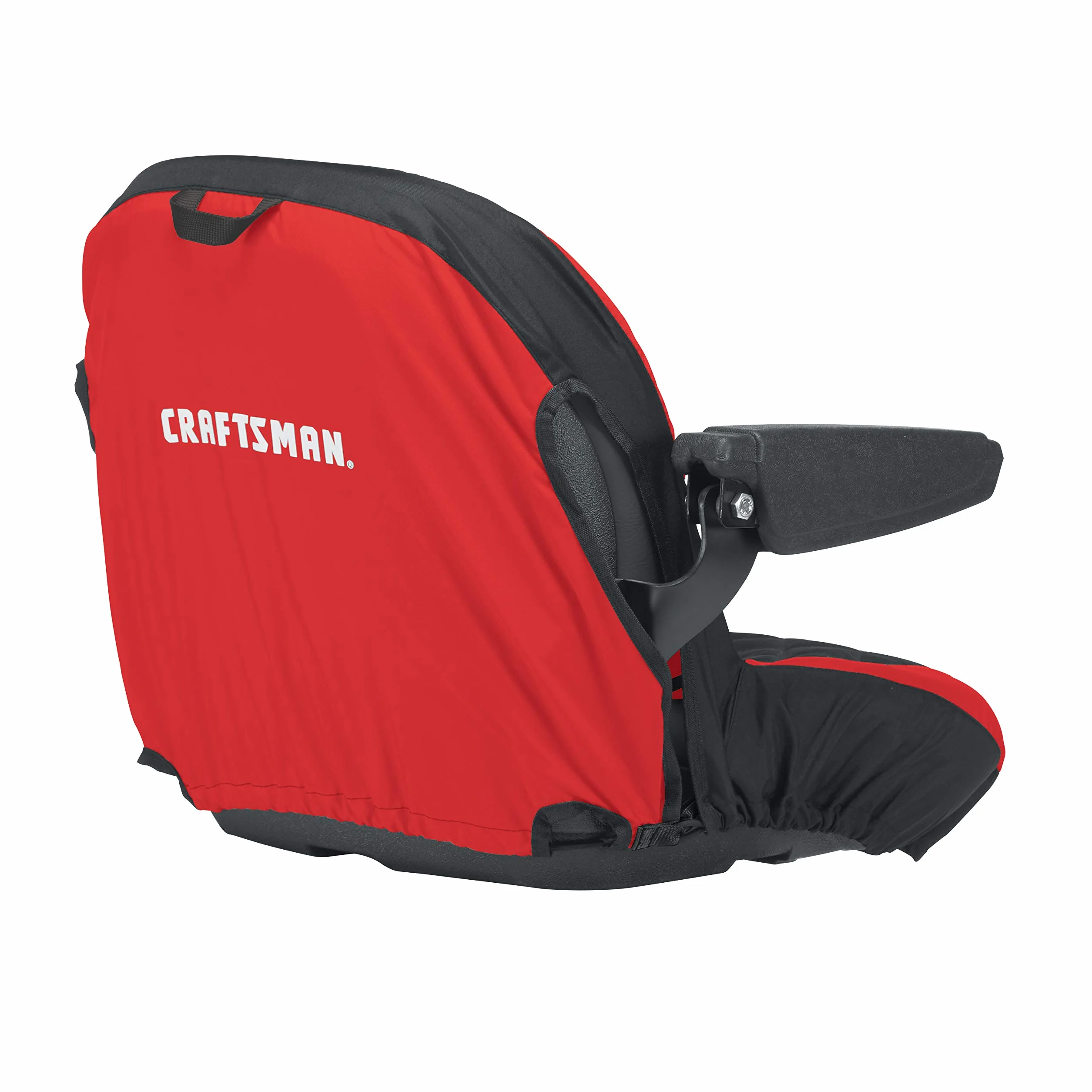 Craftsman Pokrowiec na siedzenie kosiarki średni czarny czerwony