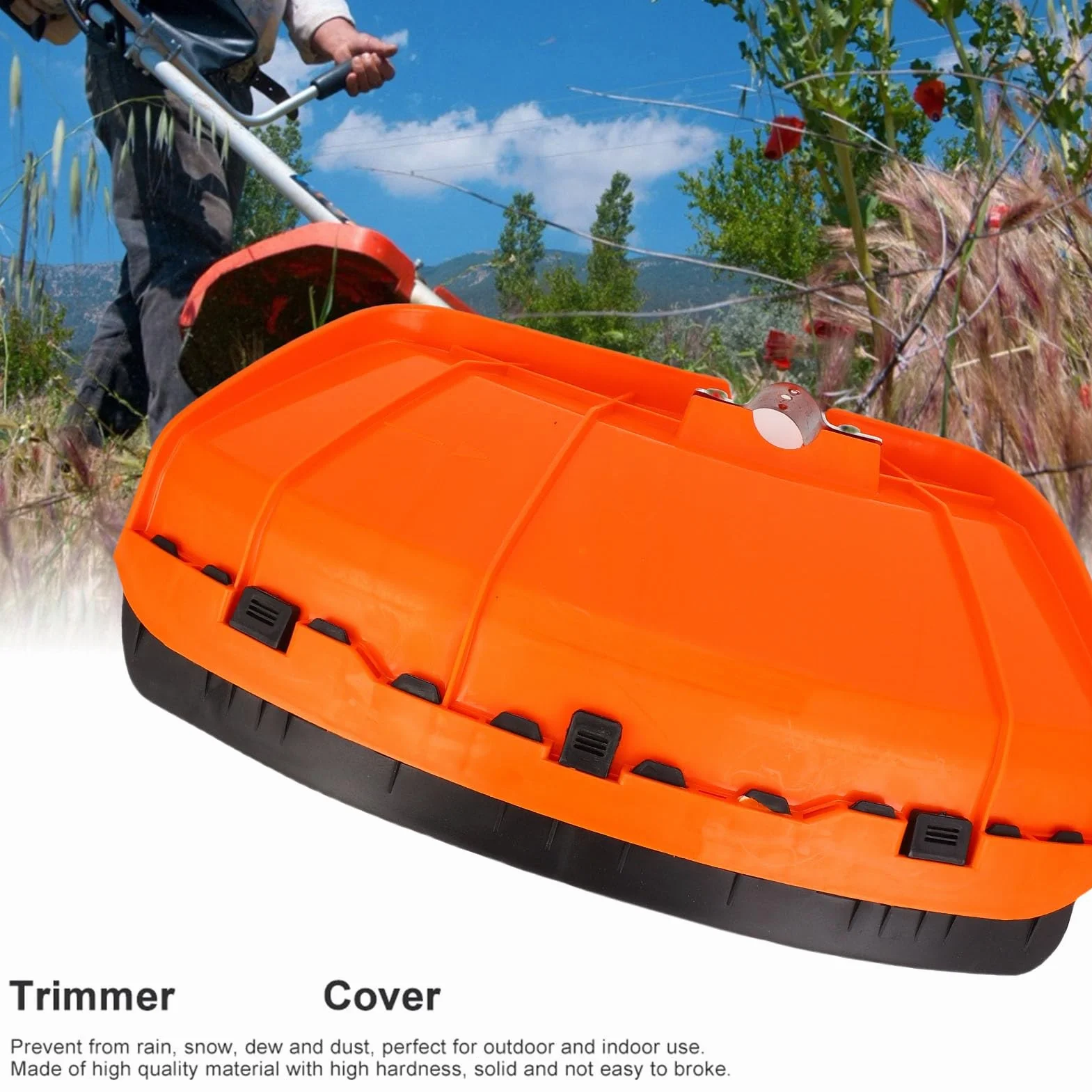 26 Mm/28 Mm Czerwona Plastikowa Pokrywka Trymerowa - Akcesorium do Noża Szczotkowania, Osłona dla Dystrychów i Kosiarków, Przeciw Deszczu, śniegu i Nie Tylko