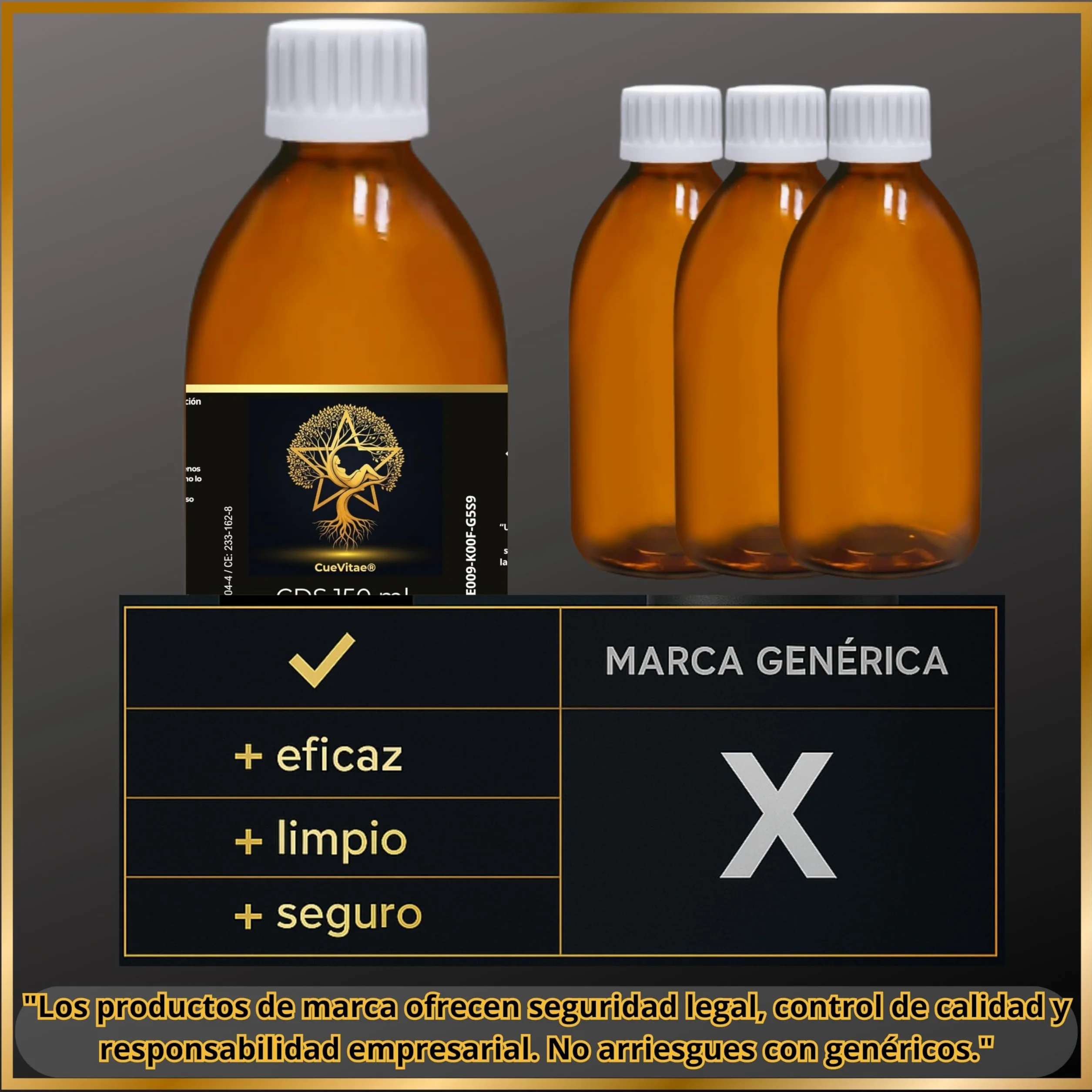CDS/CDL 150 ml | 3000 ppm | Najnowsza produkcja | Już aktywowany wodą ultraczystą | Gotowy do dozowania | Zawiera dozownik prezentowy | bursztynowe szkło antypromieniujące UVA