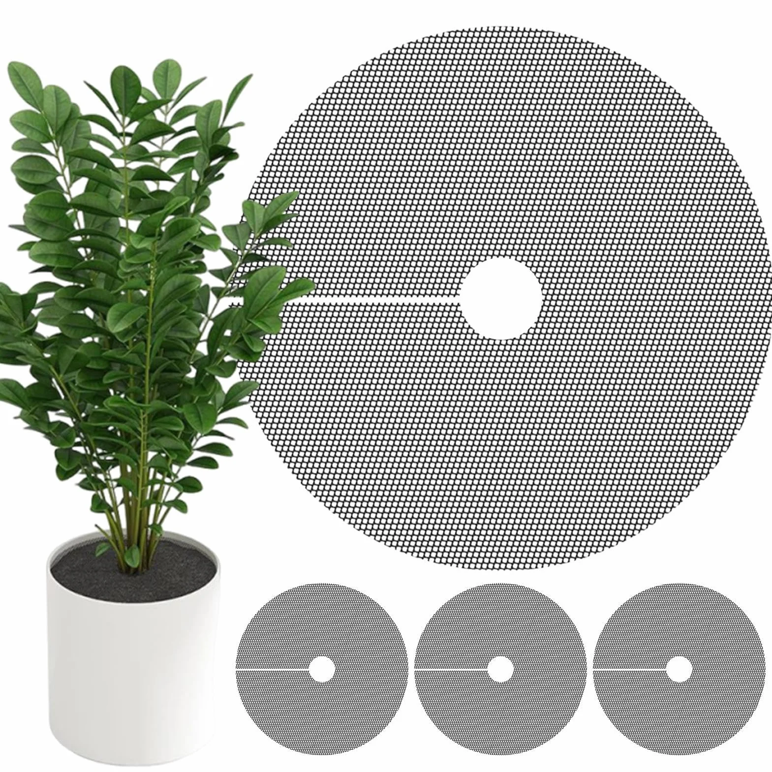 Cuttable Mesh Plant Protector Barrier Screens for Garden, Bonsai, Indoor & Outdoor Potted Flowers