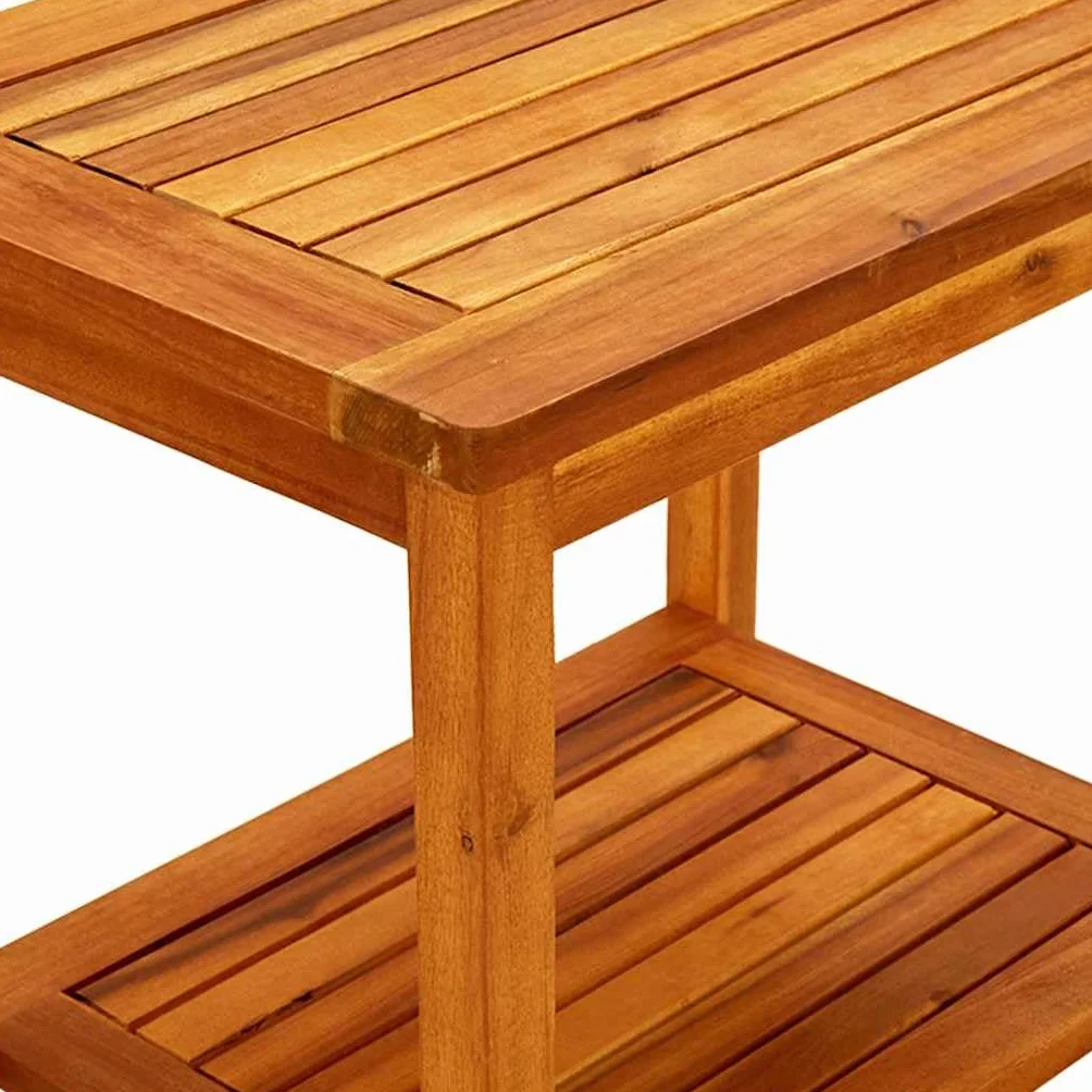 vidaXL Stolik kawowy 50x35x45 cm lite drewno akacjowe