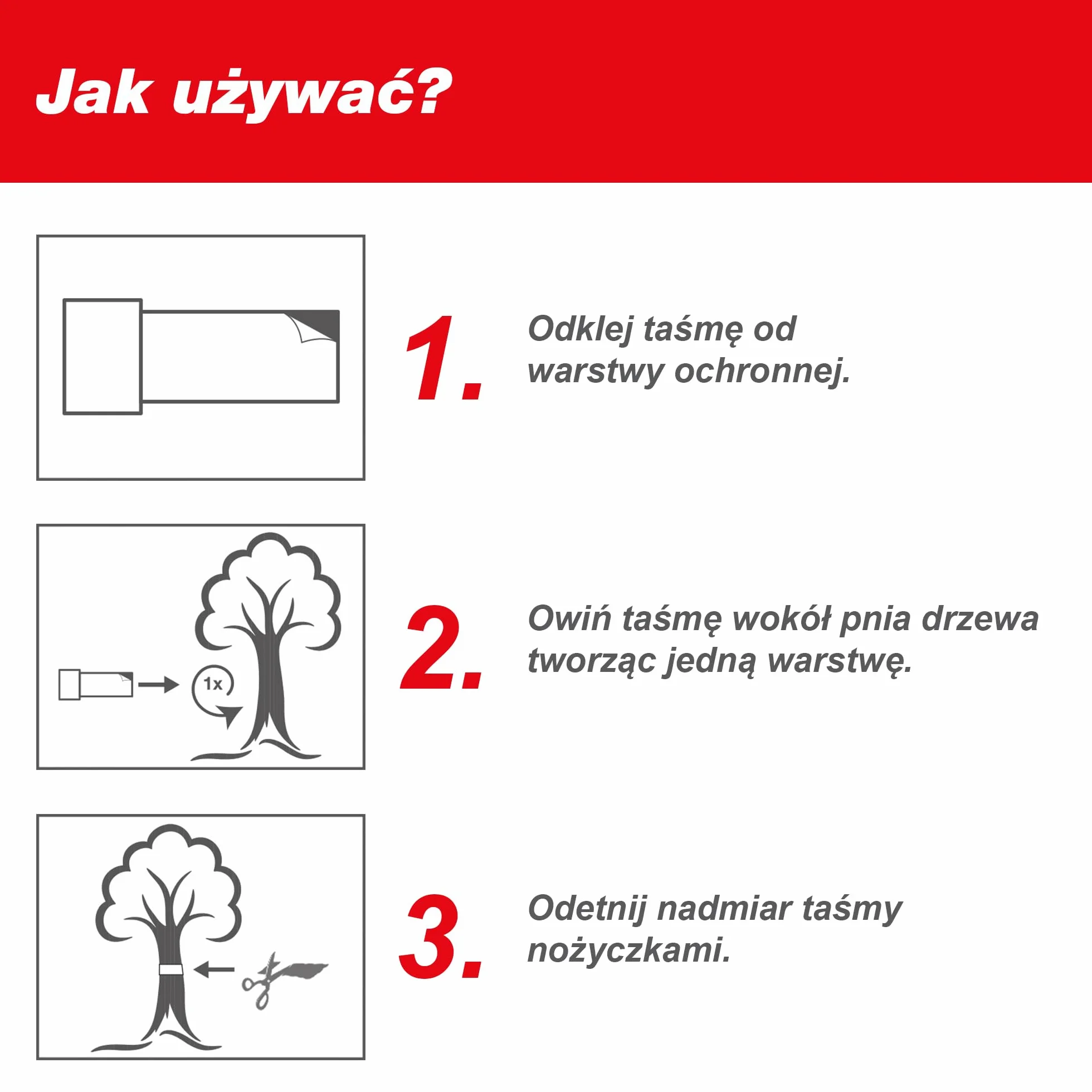 SWISSINNO Klejący Pierścień na Drzewa – Zwalcza Gąsienice i Mrówki – Pułapka Barierowa z Białą Taśmą – Samoprzylepna – 5cm x 5 Metry – Działa Mechanicznie