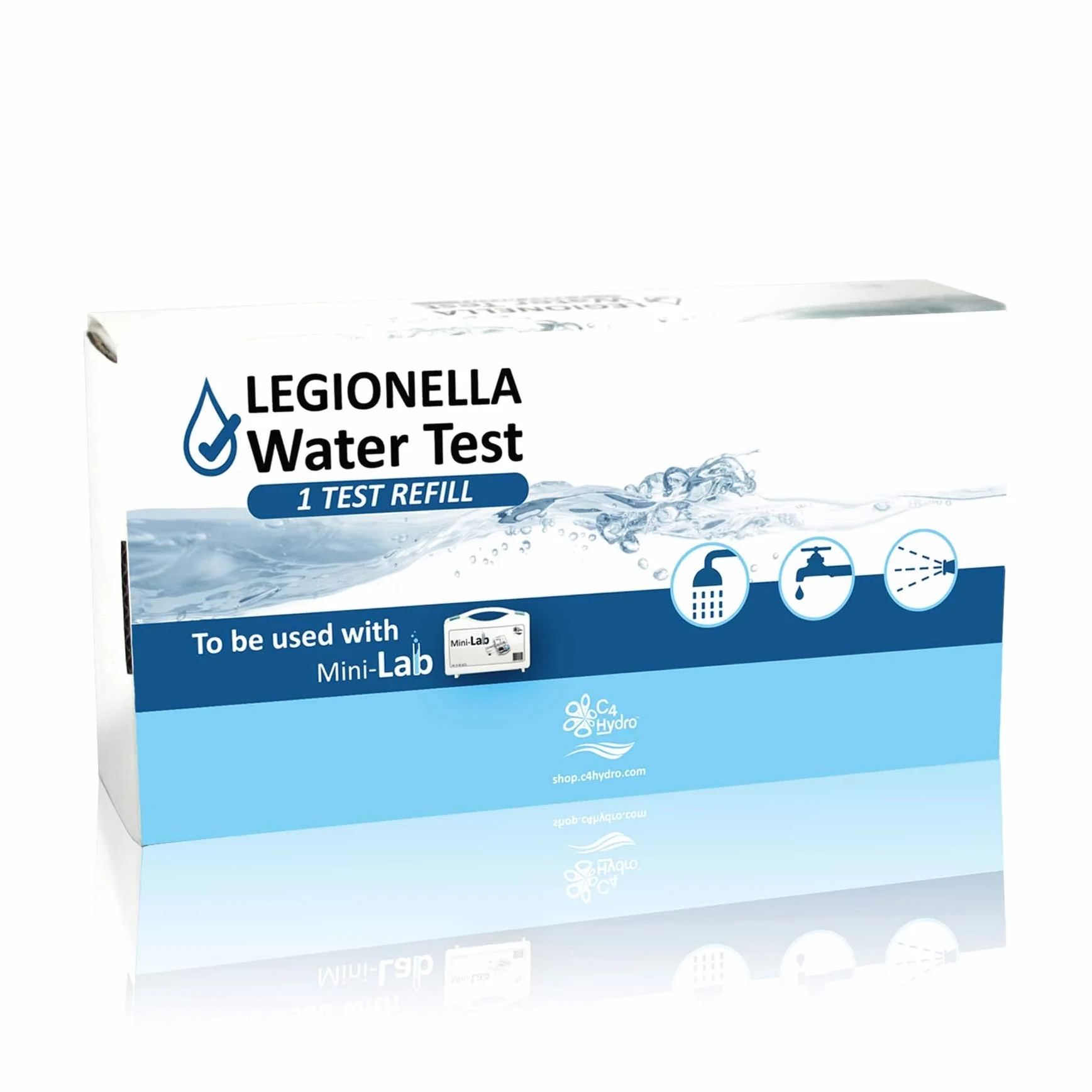 Test wody Legionella – 1 wkład testowy – wykrywanie bakterii w wodzie