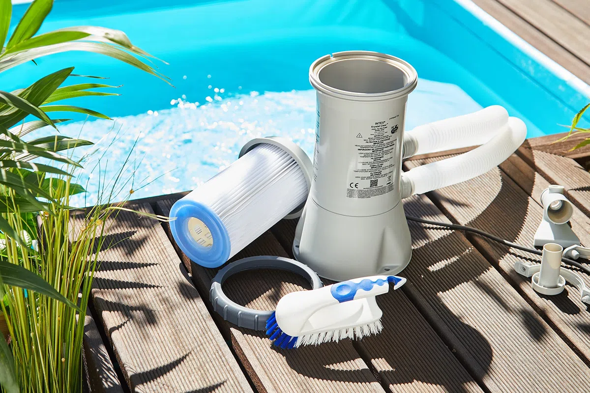 Intex Krystal Clear Cartridge Filter Pump - pompa filtrująca do basenu - 1,9 m³/h - 220-240 V