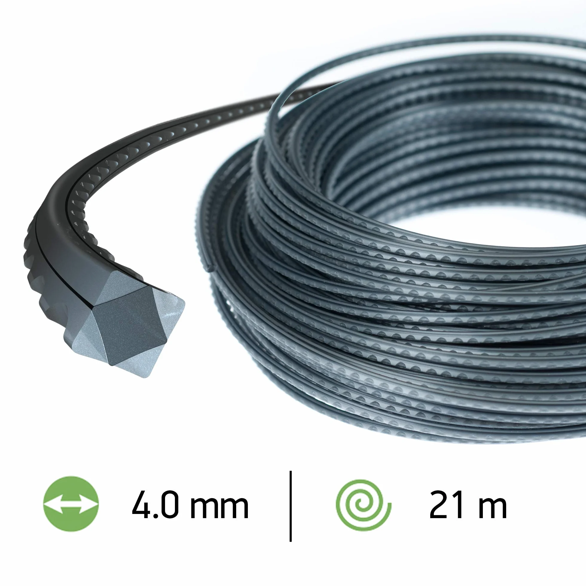 Oregon Ząbkowana linka do przycinania 4 mm x 21 m 111085E