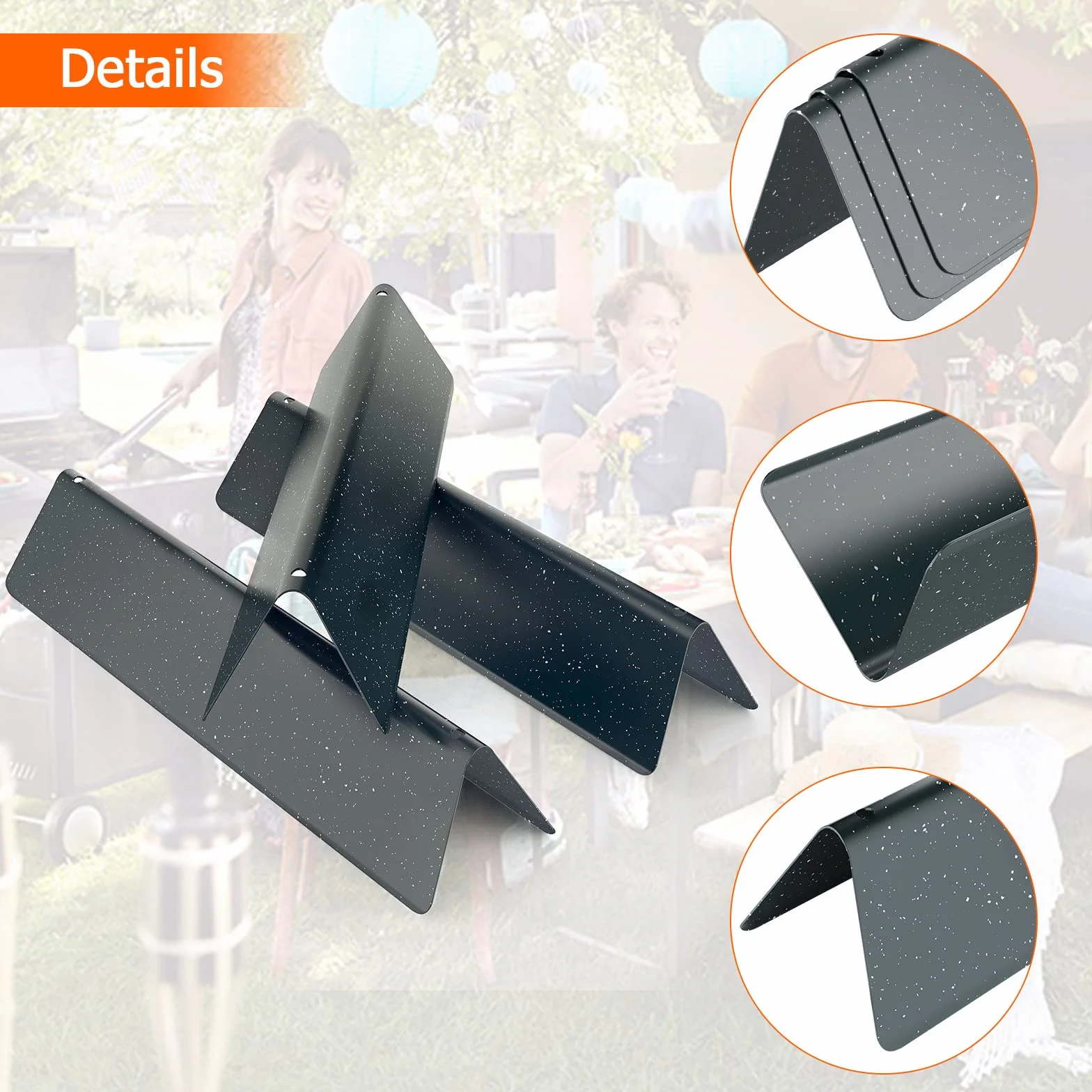Weber Spirit 200 Series Flavorizer Bars porcelana emaliowana 38,9 x 8,9 x 6,8 cm do grilla gazowego
