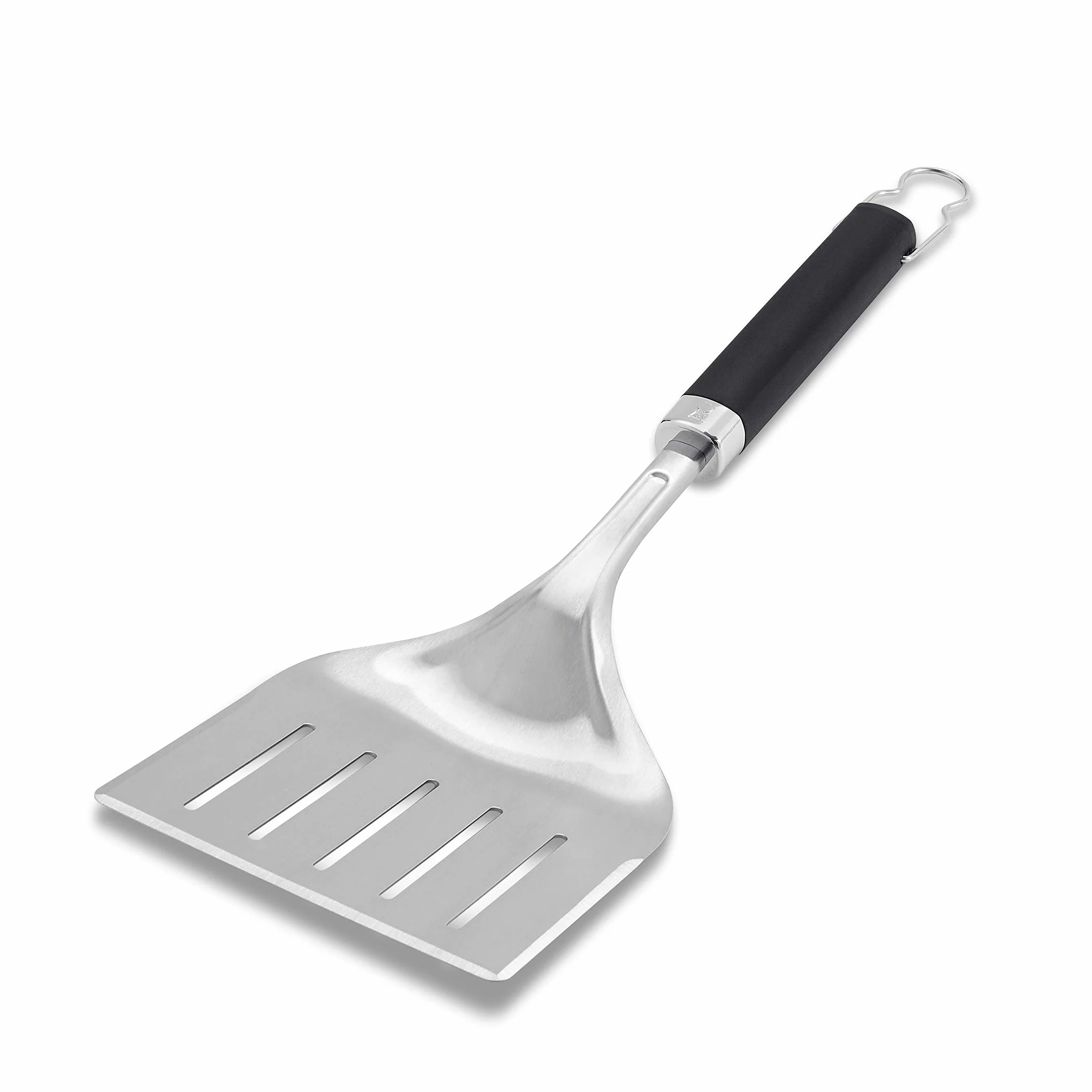 Weber Premium Łopatka Szeroka 45cm Stal Nierdzewna Trzy Ostre Krawędzie Czarny Srebrny