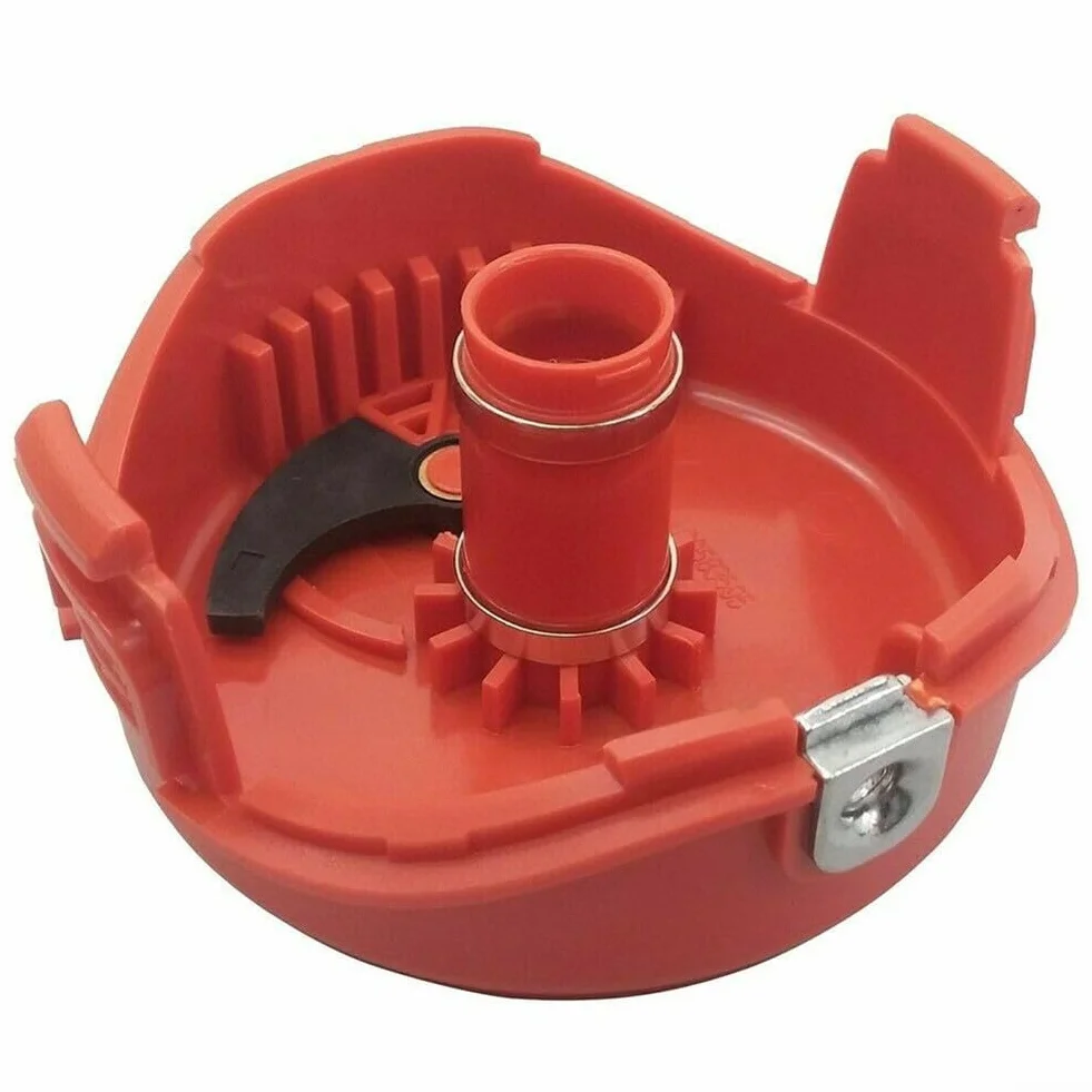Zapasowa szpula trymera i linia oraz osłona do Black Decker A6482 GL7033 GL8033 GL9035, 2 szpule podkaszarki i 2 nasadki