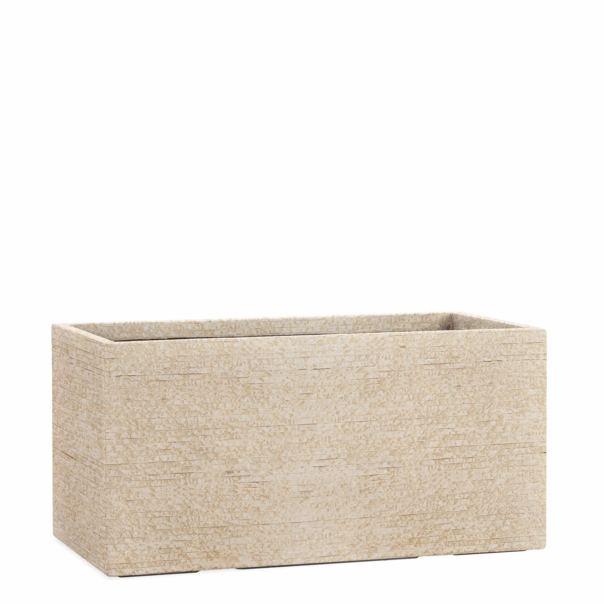 Pflanzwerk® Donica TUB antyk piaskowy 30 x 60 x 30 cm *odporna na mróz donica na kwiaty * *ochrona przed promieniowaniem UV * wysoka jakość