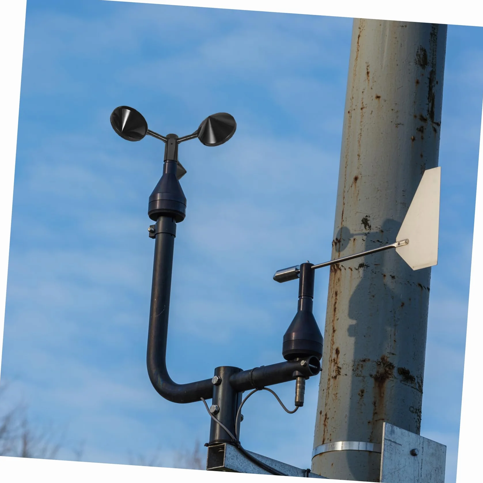 UPKOCH Anemometer Wind Speed Sensor with Cup Abs Shell for Agricultural Weather Monitoring