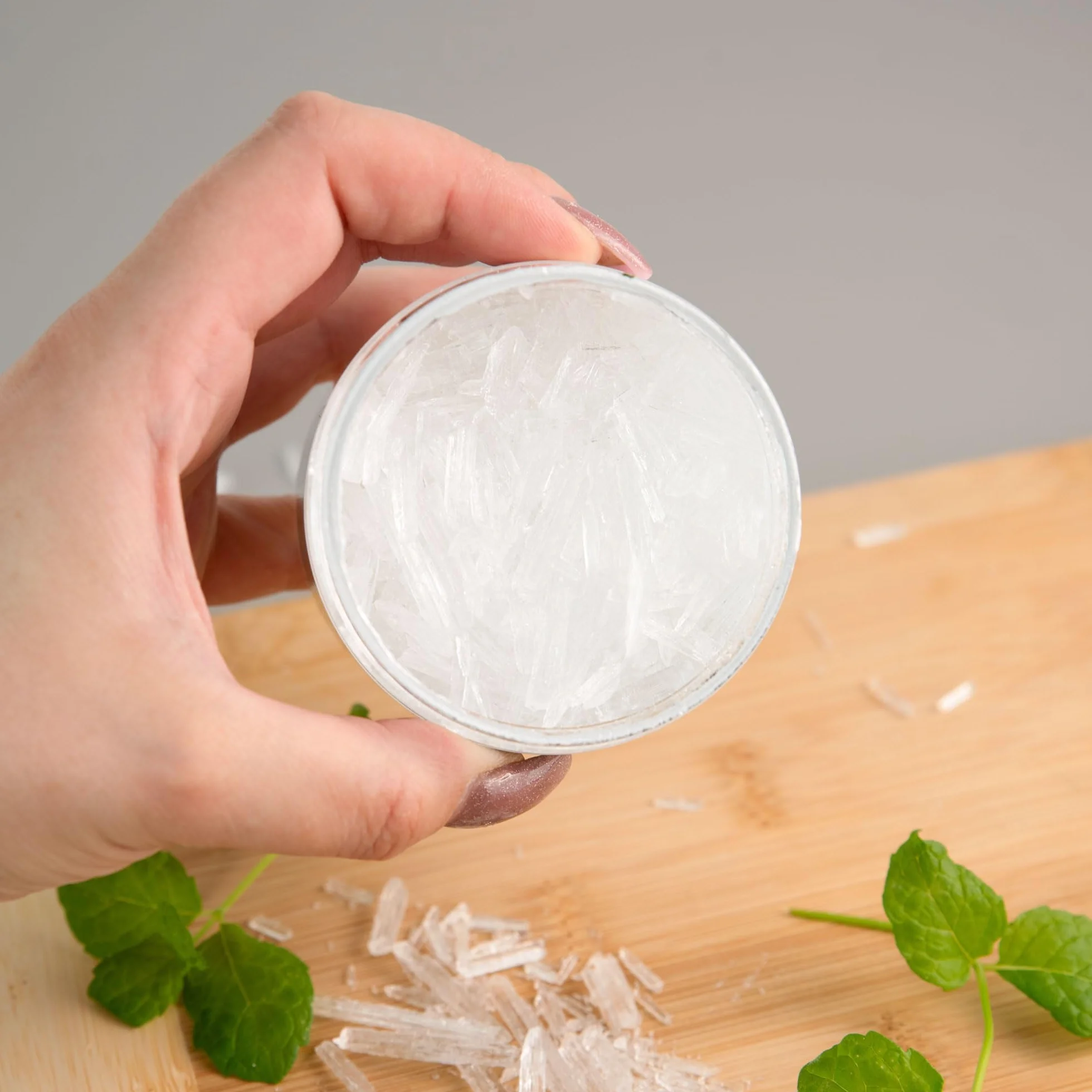 Kryształy Mentolowe 100g do Sauny Naturalne Kryształki Mentolowe na Drogi Oddechowe