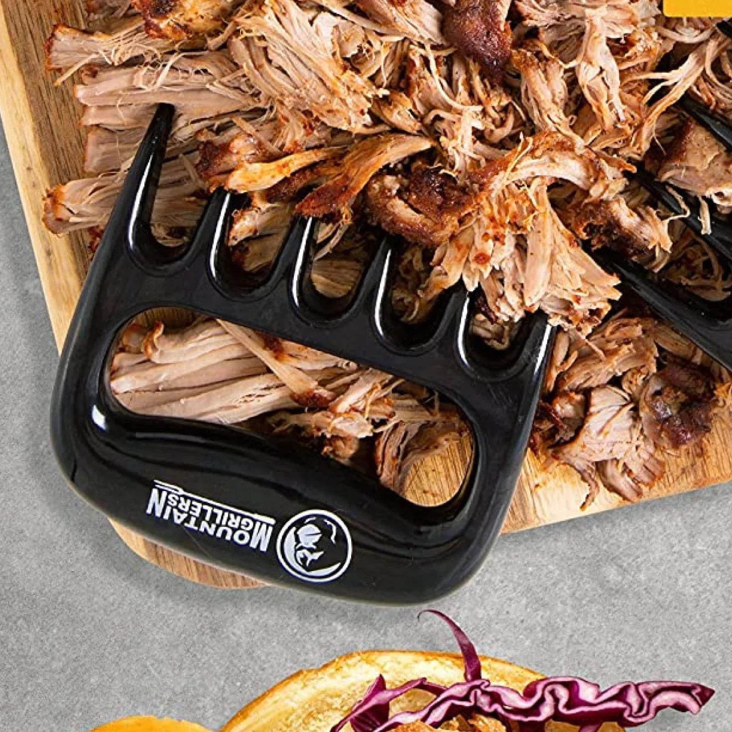 Mountain Grillers Wysokiej jakości pazury do mięsa do amerykańskich pazurów do mięsa z tworzywa sztucznego do krojenia w zmywarce, nadają się do mycia w zmywarce, pomysł na prezent