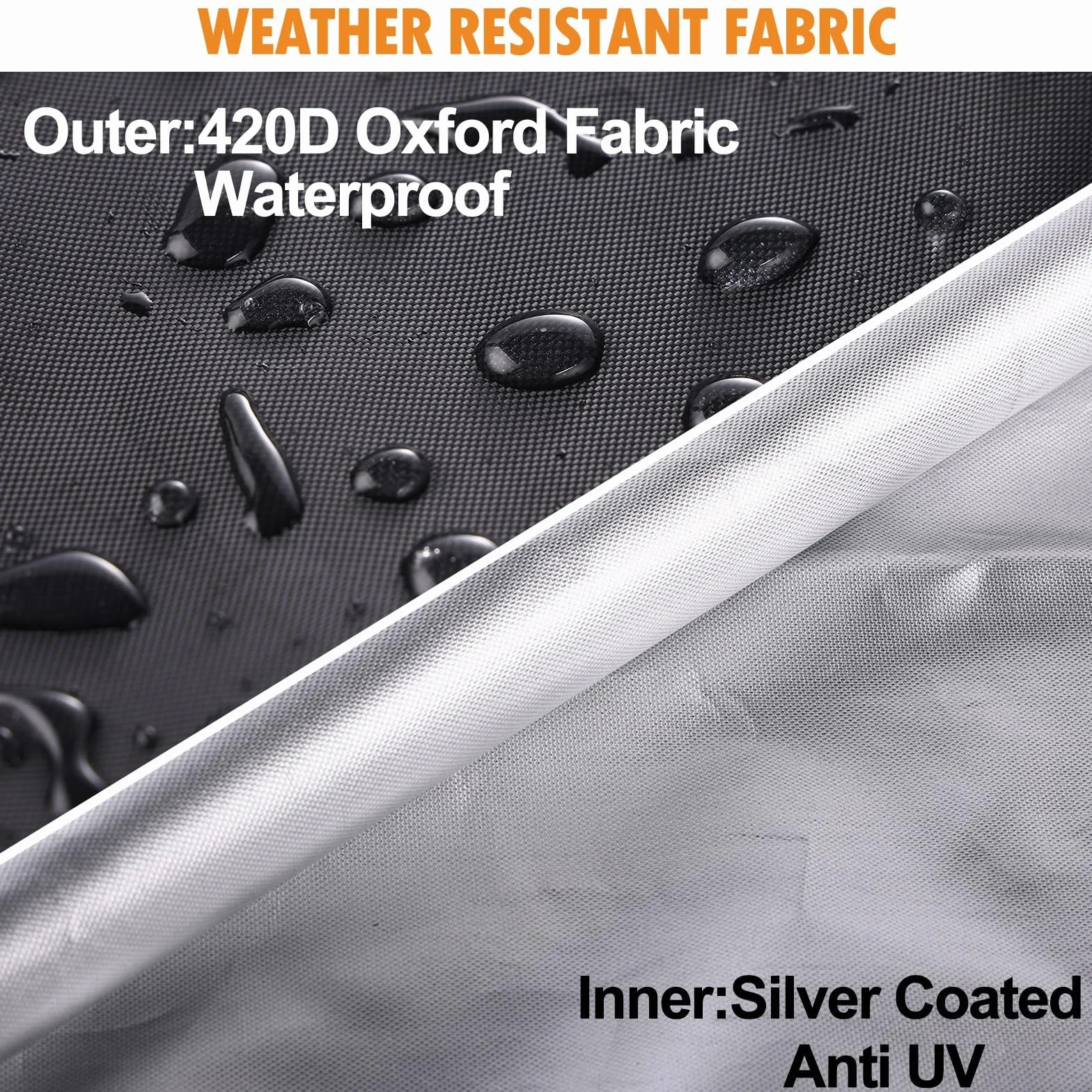 Pokrowiec na parasol ogrodowy 420D wodoszczelny 180x70x70cm do parasoli 390-450cm
