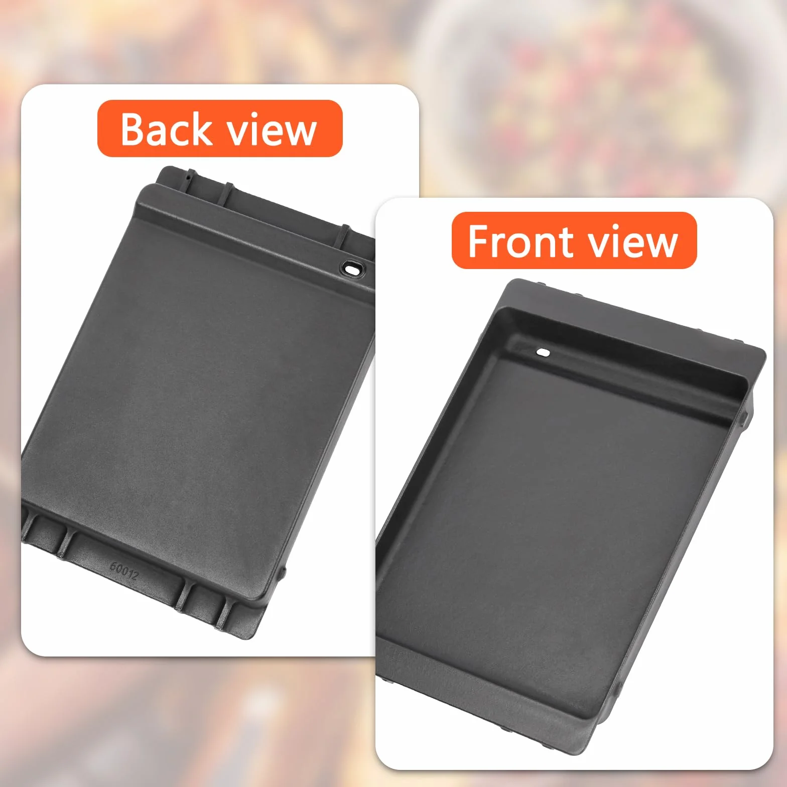 GFTIME Żeliwna płyta grillowa 44 x 30,5 cm do Weber Spirit seria 300 E-310 E-320 E-330 S-310 S-320 S-315 SP-330 SP-335 zamiennik