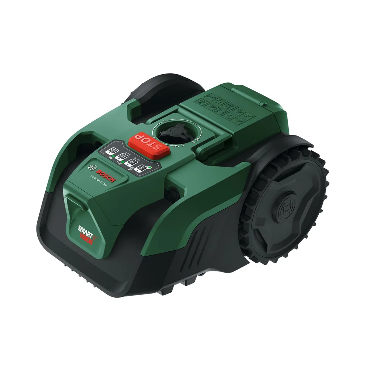 Bosch Akumulatorowy robot koszący VISIMOW18V-100 (do trawników o powierzchni do 100 m², szerokość cięcia: 16 cm, wysokość cięcia: 20 – 60 mm, bez akumulatora)