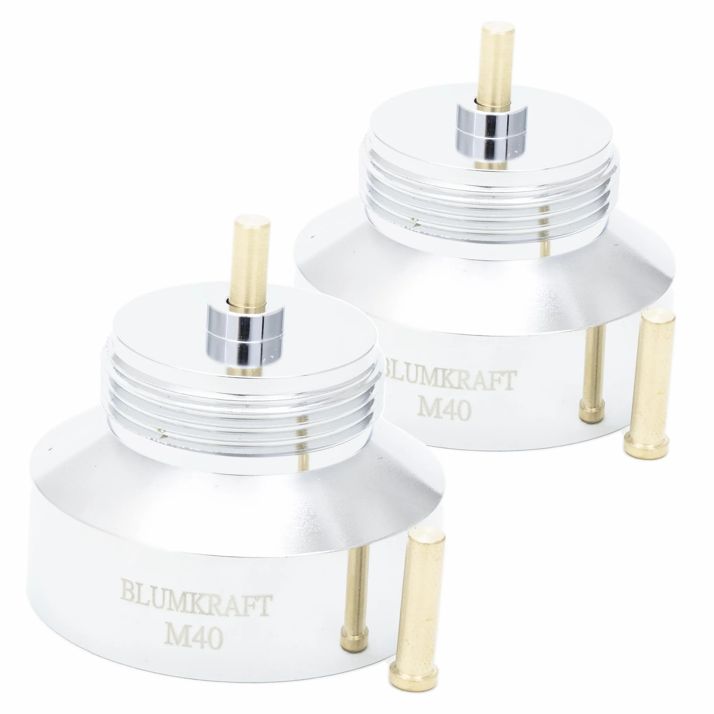 Zestaw 2 metalowych adapterów do grzejników BRAUKMANN OVENTROP i PRUSS M40 x1,5 (Prototyp) do M30 x 1,5 do termostatu / głowicy termostatycznej M30x1,5 męski. Nowy model Czerwiec 2025