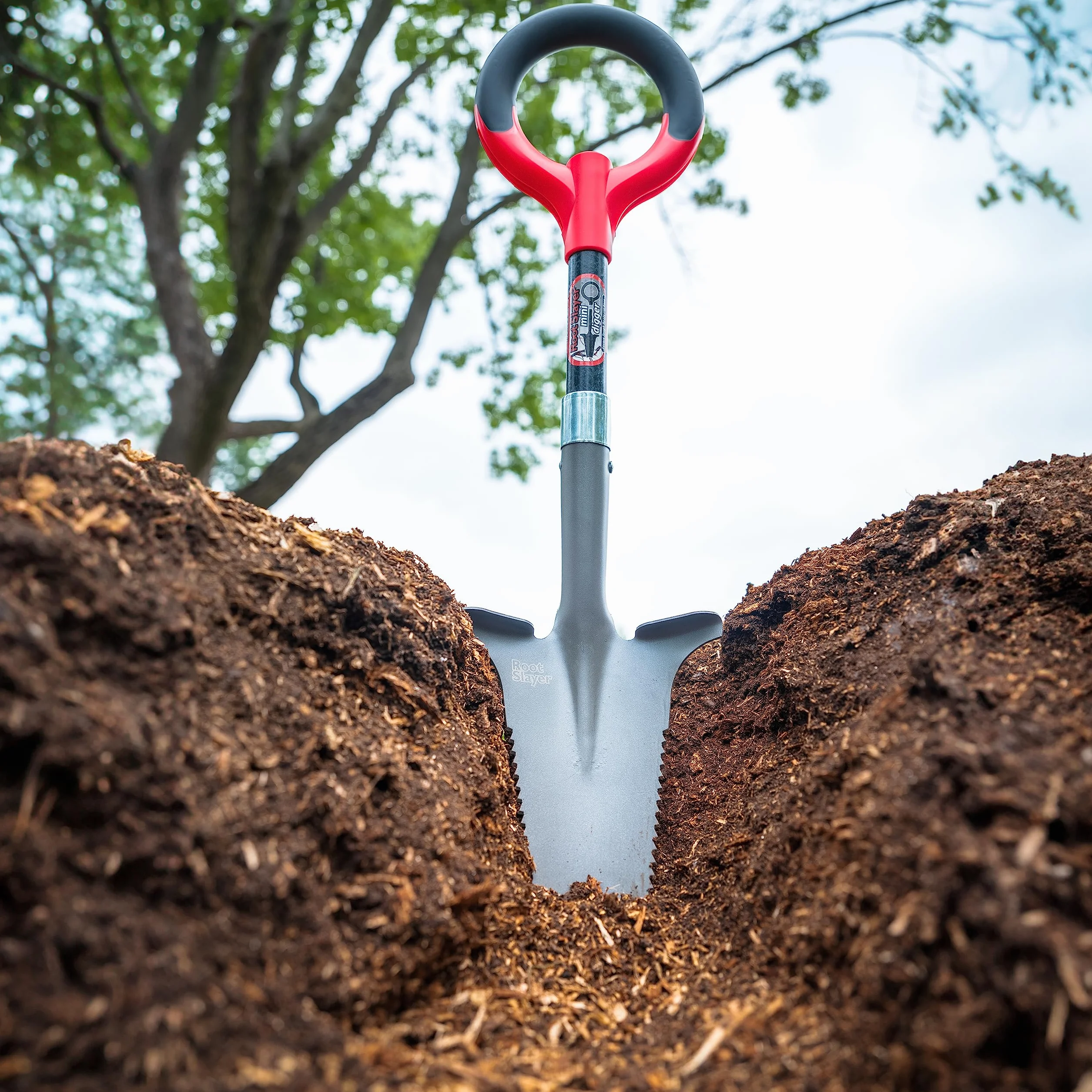 Radius Garden Root Slayer Mini-koparka łopata czerwona