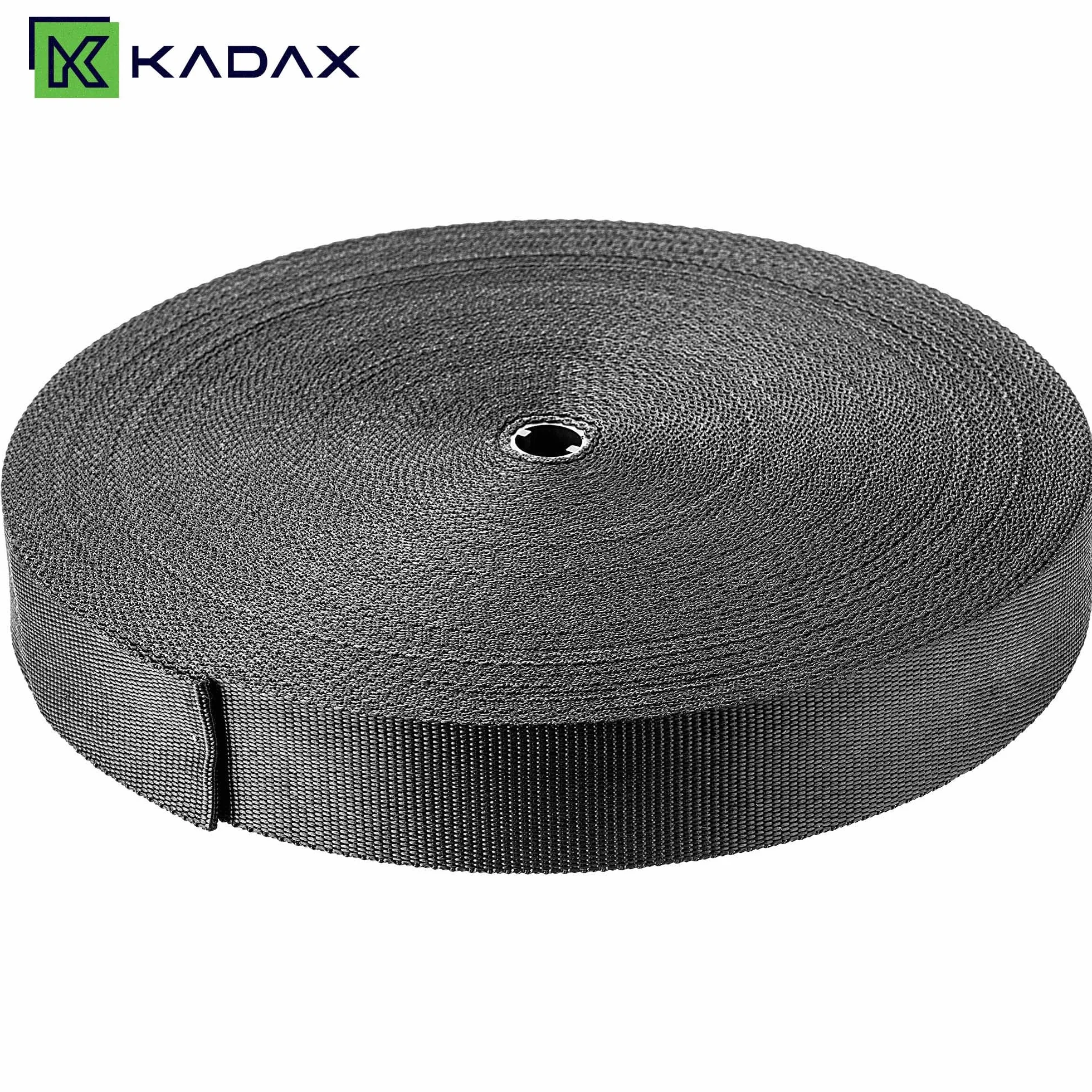 Taśma do wiązania drzew 40mm x 50m czarny polipropylen KADAX