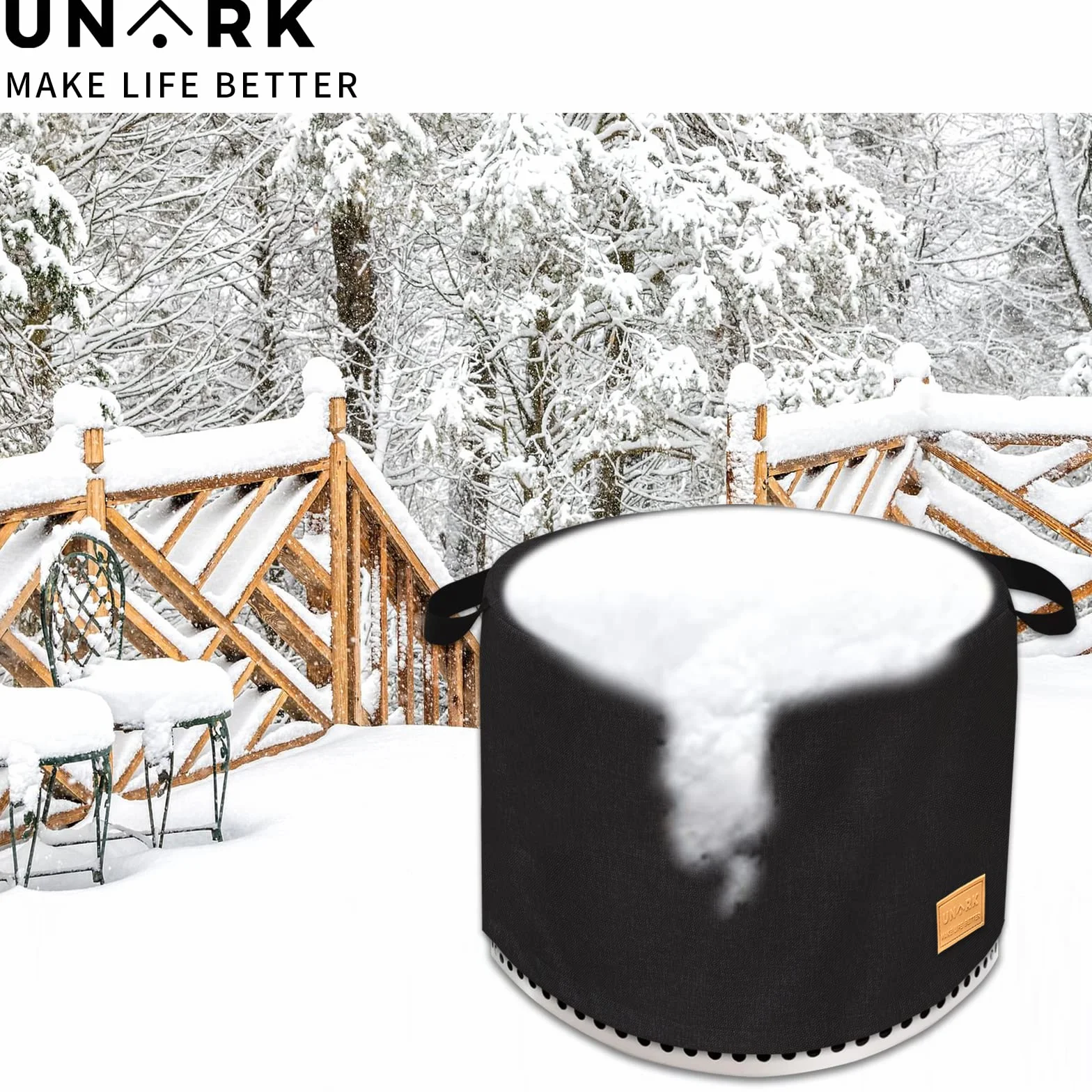 Pokrowiec na palenisko do pieca Solo Yukon 61 cm, pokrowiec na piec solo, osłona na piec Solo Yukon, ciężkie wodoodporne akcesoria do pieca solo, pokrowiec na kuchenkę Solo Yukon (czarny)