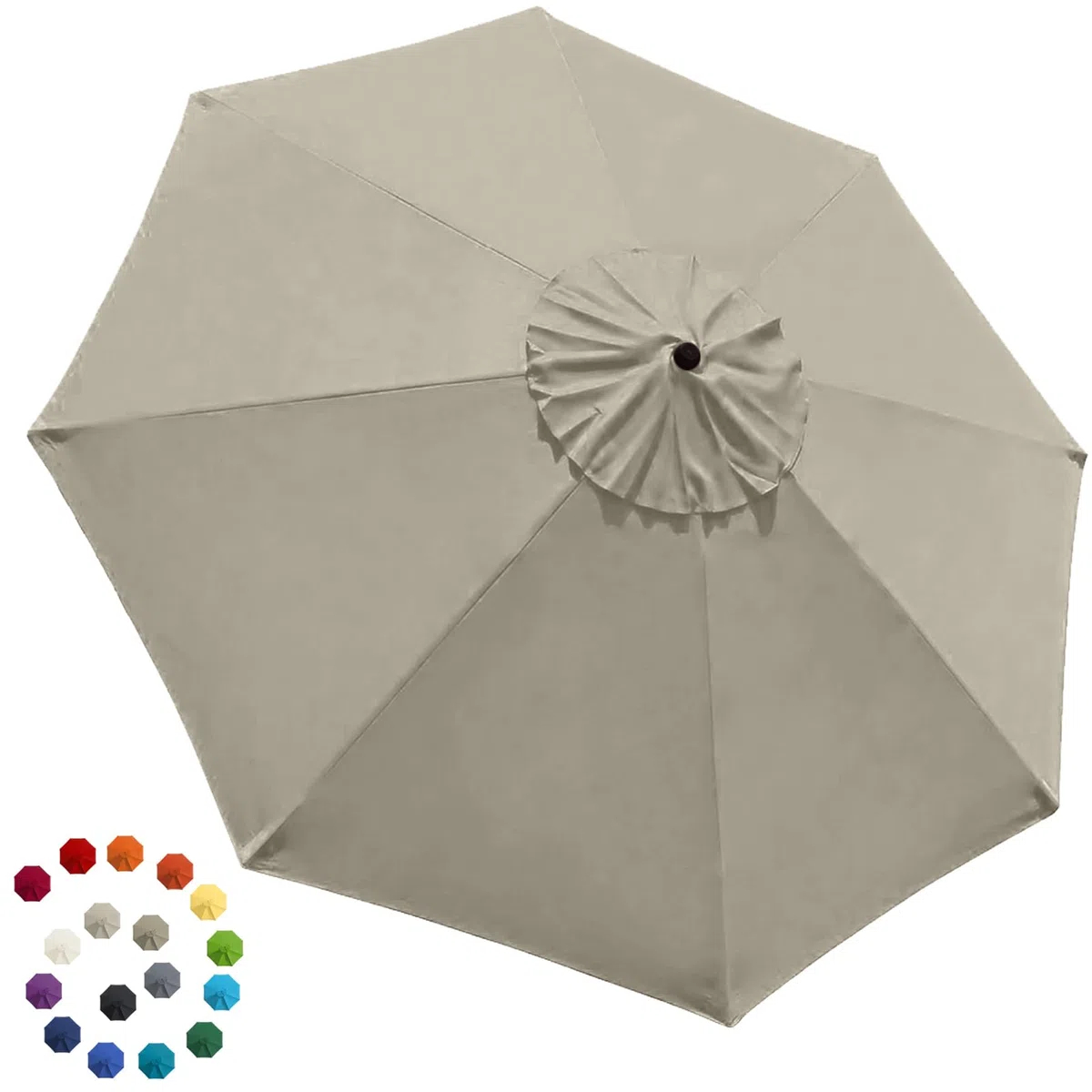 EliteShade Parasol przeciwsłoneczny na taras, 2,7 m, beżowy