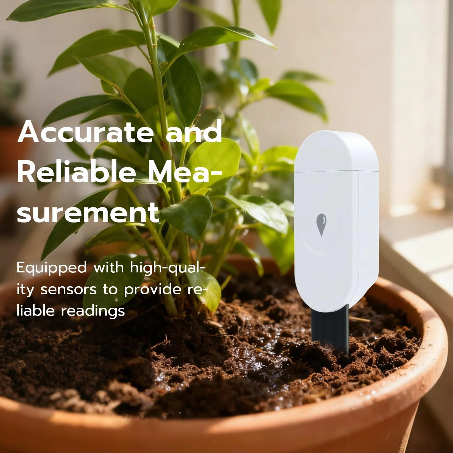 Zigbee miernik wilgotności i temperatury dla roślin, kompatybilny z Home Assistant Zigbee2mqtt
