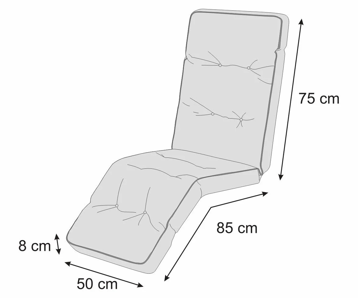 PillowPrim poduszka na leżak słoneczny ogrodowa