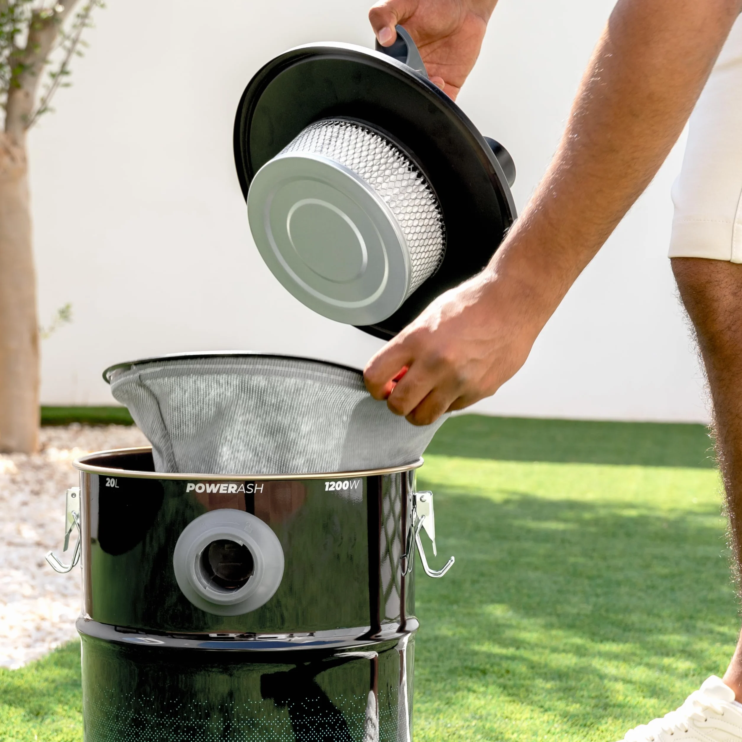 Cecotec Conga Ash 4000 Home Odkurzacz do popiołu 20L 1200 W 18 kPa metalowa powłoka rurowa