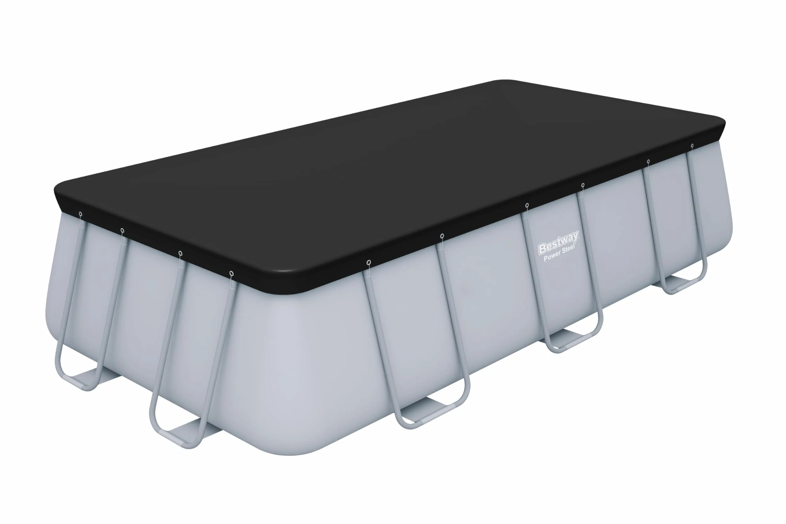 Bestway Plandeka okryciowa z PCW 396 x 185 cm, czarna, prostokątna