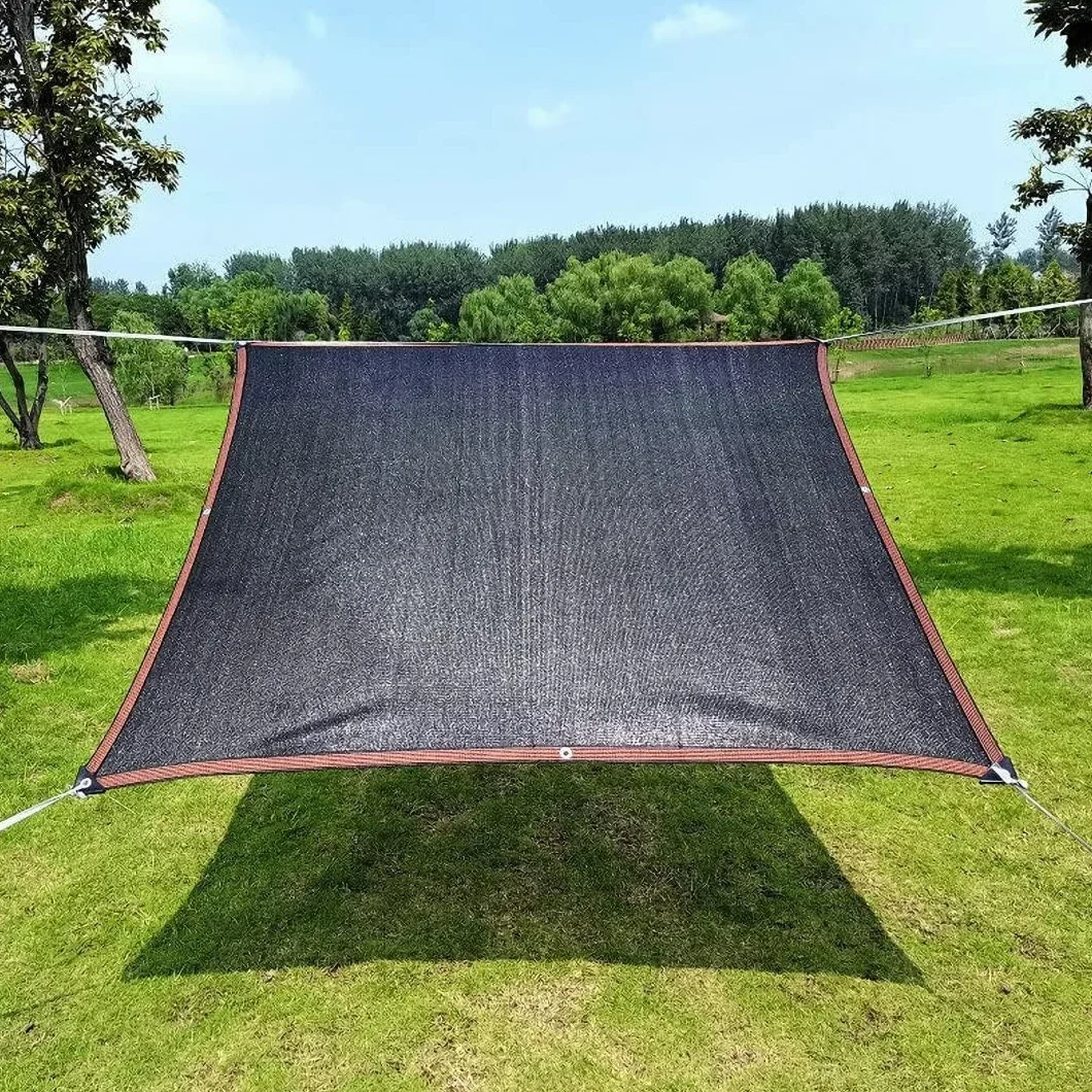 Siatka zacieniająca 3 x 4 m czarna 90%-95% UV odporna do ogrodu