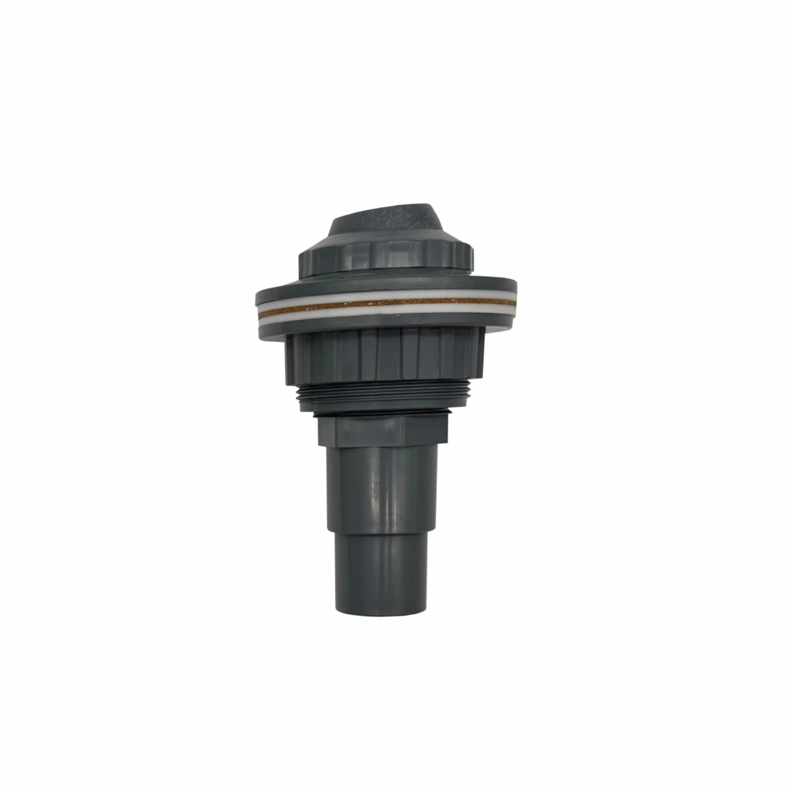 HAF® Skimmer do zabudowy kompletny zestaw w kolorze szarym do basenu łącznie z dyszą wlotową, przyłączem węża 32/38 mm i innymi akcesoriami I skimmer do pielęgnacji basenu – jakość: Made in Europe