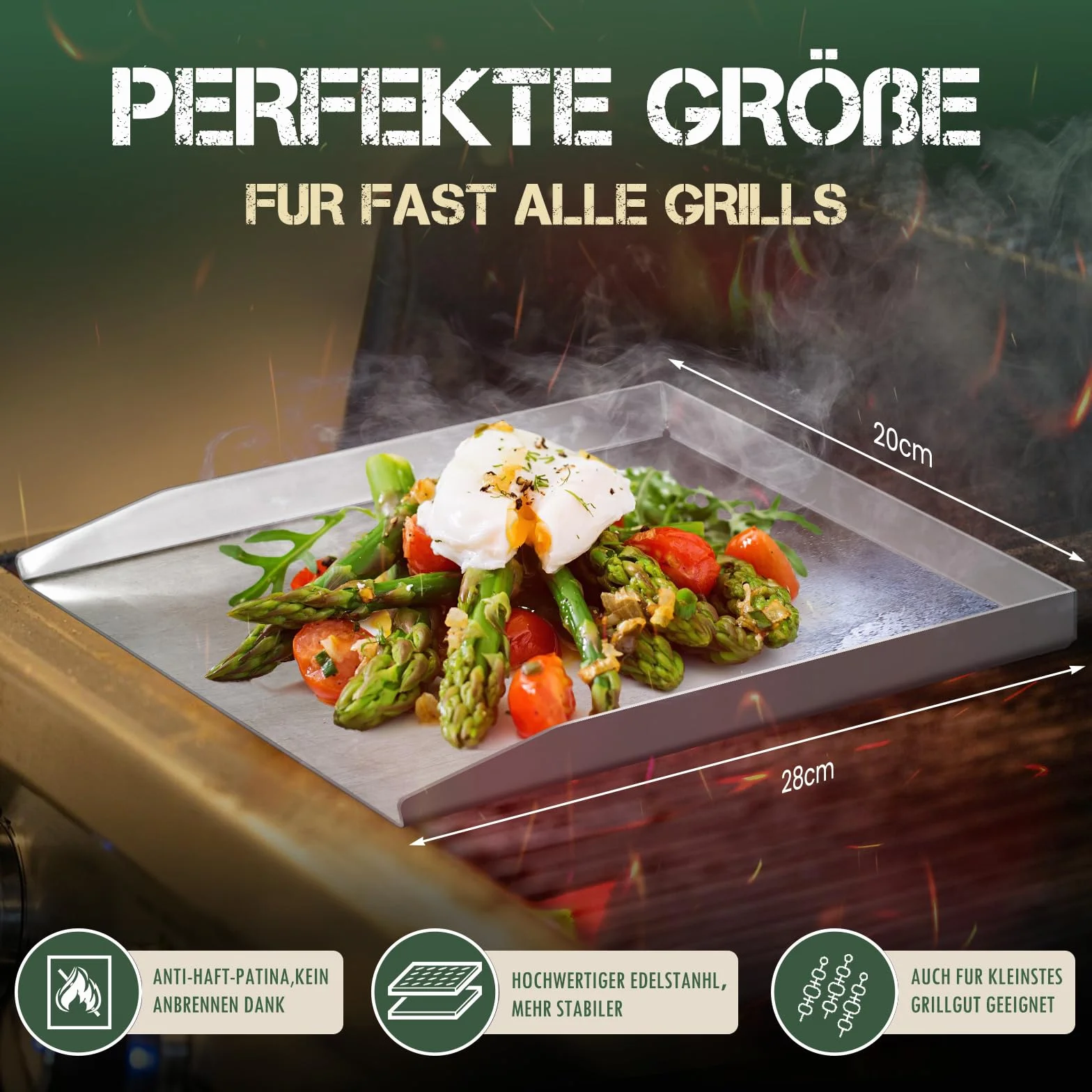 Płyta grillowa ze stali nierdzewnej do grilla gazowego Weber Spirit, Broil King Baron, Crown, Napoleon, akcesoria BBQ