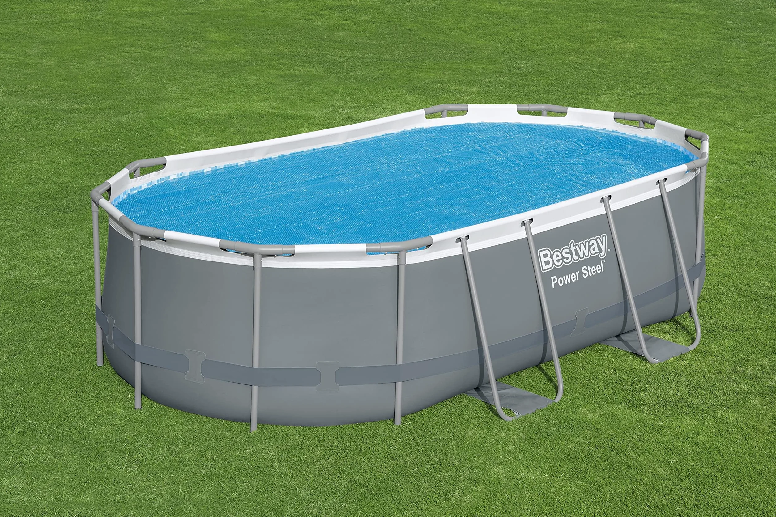 Cubierta Solar Ovaladas para Piscinas de 427x250x100 cm. Bestway 58672