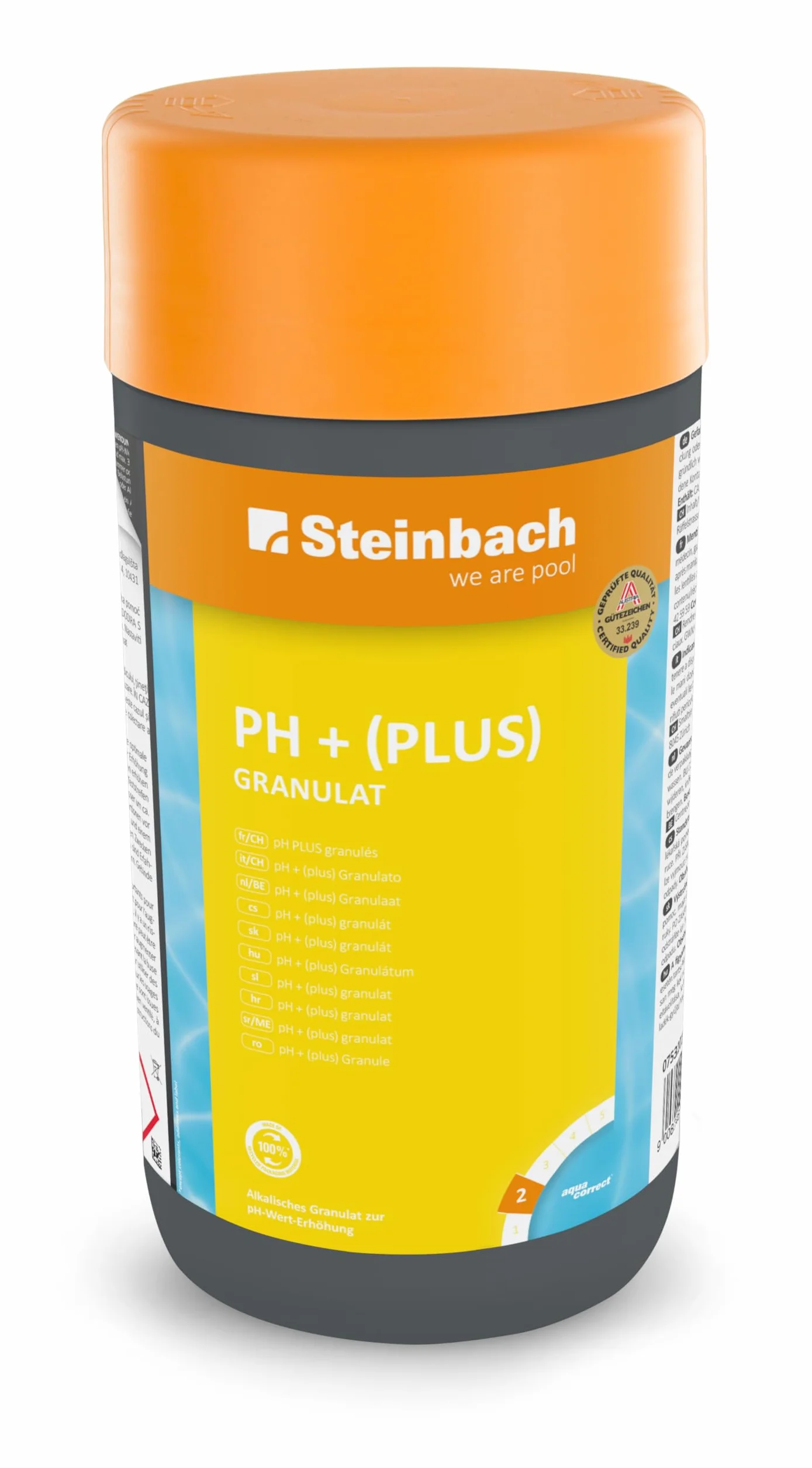 Steinbach pH Plus 0753201TD08 Chemia Do Basenów, Granulat, 1 kg