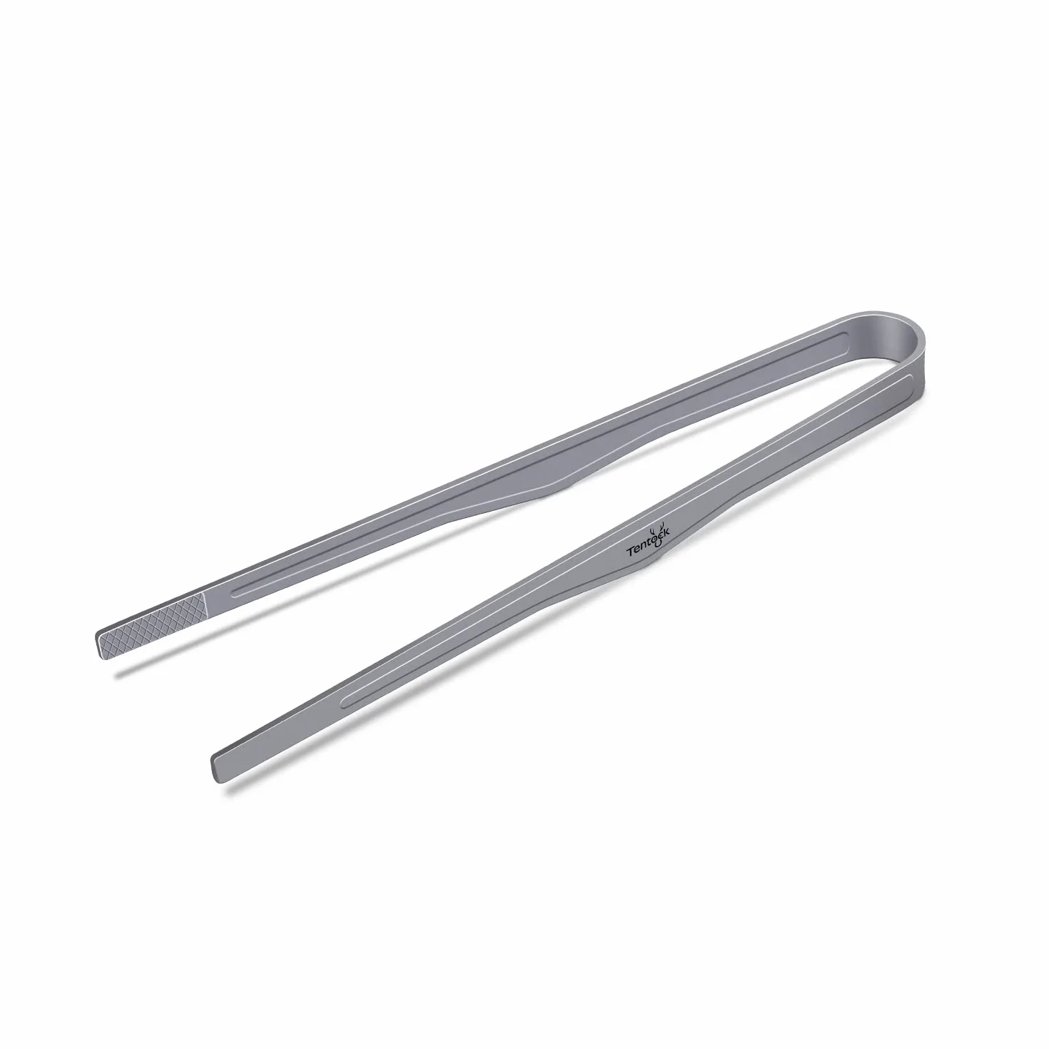 Tentock Ultralekkie tytanowe szczypce do grilla, przeciw oparzeniom, zacisk, do żywności, długi uchwyt, na zewnątrz, wielofunkcyjne narzędzia do grillowania do przycinania sałatki, steków, bufetu,