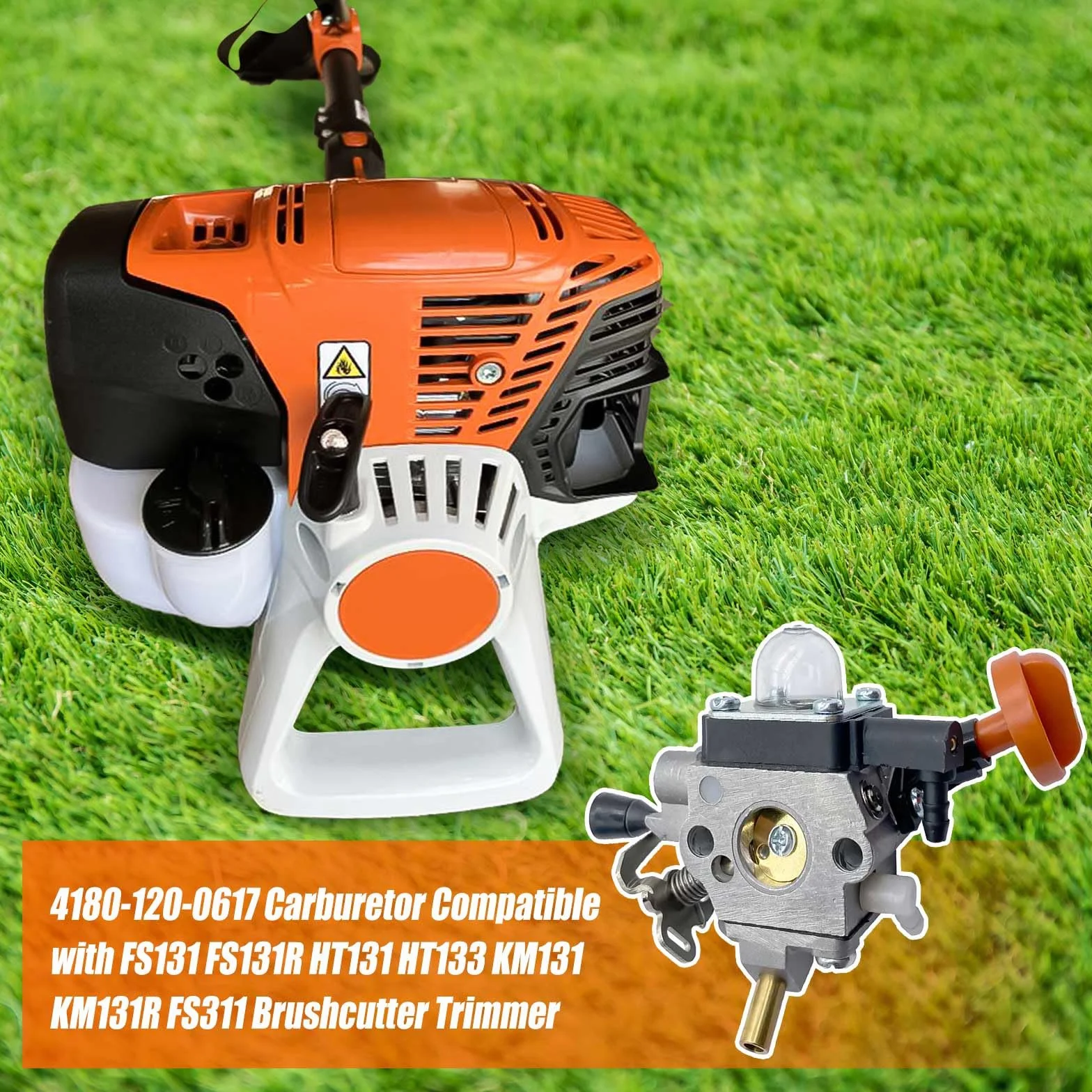 Gaźnik do Stihl FS131 FS131R FS311 KM131 HT131 HT132 HT133 HT134 HT135, zamiennik 4180-120-0619 4180-120-0617 Zestaw do strojenia wykaszarek z 4188 0 141 Zestaw filtrów powietrza 0300