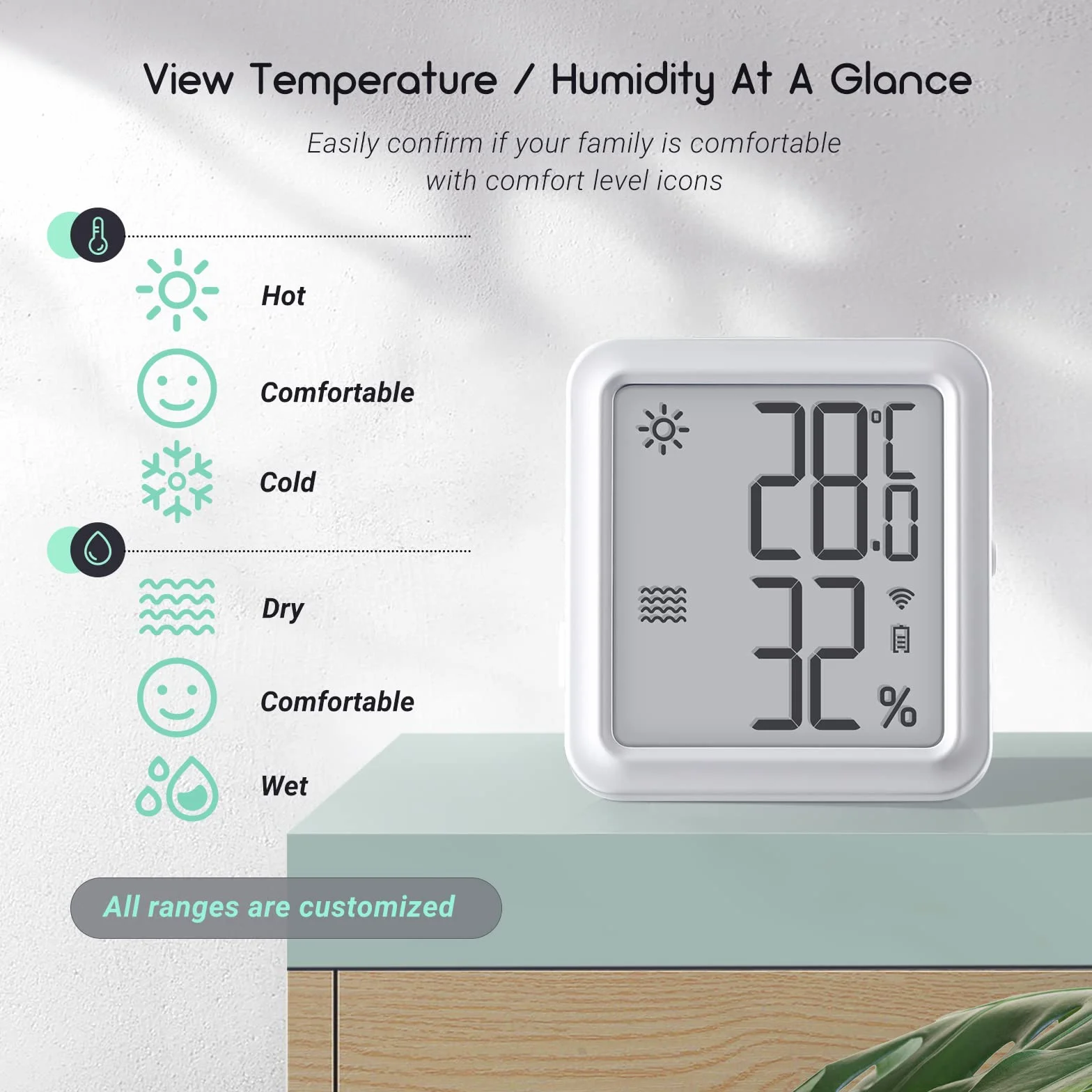 INKBIRD IBS-TH3-PLUS-WIFI Termometr z higrometrem LCD WiFi
