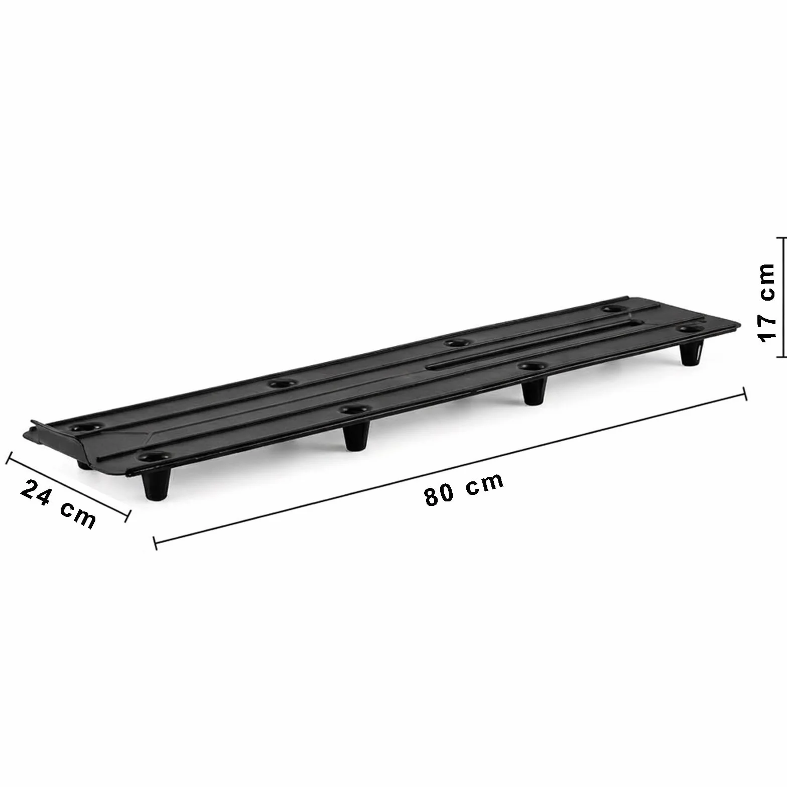 2 x skrzynka balkonowa 80 cm, skrzynka na kwiaty ze zbiornikiem wody, antracytowa, 18 l, skrzynka na kwiaty, odporna na warunki atmosferyczne, z wkładką, długa skrzynka balkonowa do ogrodu i na balkon