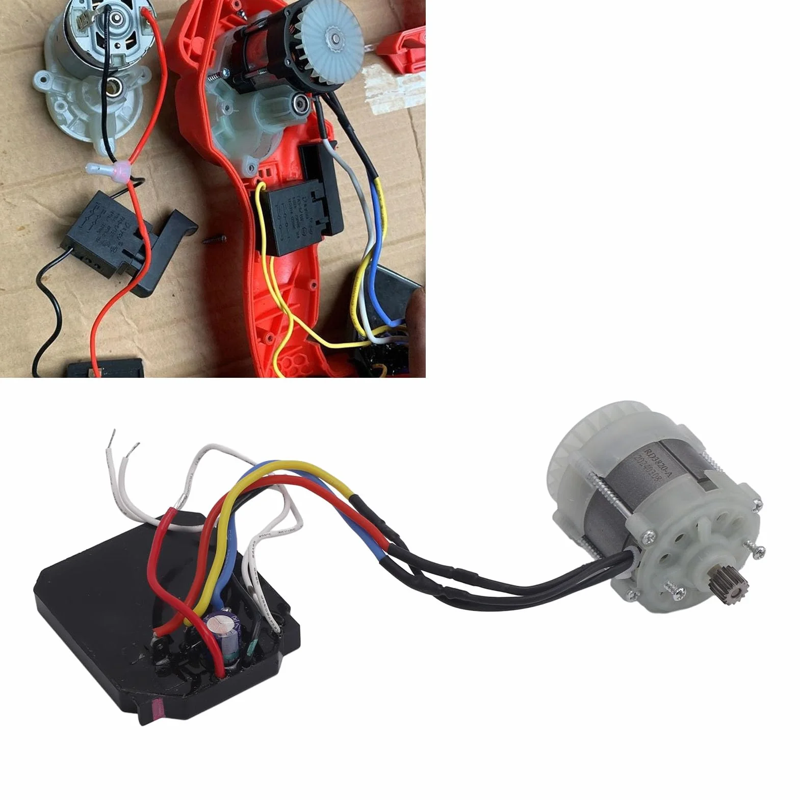 Mini Elektryczny Silnik Piły, 21 V 14 Zębów Przenośna Piła Bezszczotkowy Silnik Ręczne Akcesoria do pił łańcuchowych Kompatybilne z akumulatorową piłą łańcuchową 4 6 8 Cali
