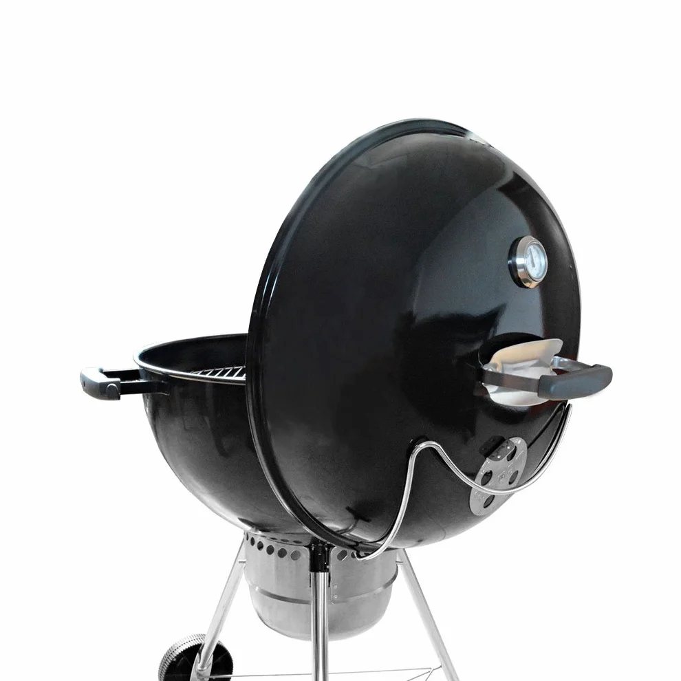 onlyfire Slide-a-Side Uchwyt pokrywy ze stali nierdzewnej do Weber i grilli 47 cm 57 cm 67 cm