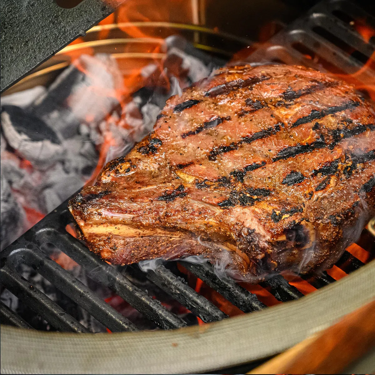 Kamado Joe KJ-HCICG półksiężyc żeliwny ruszt klasyczny Joe, 45 x 22,8 x 1,2 cm, czarny
