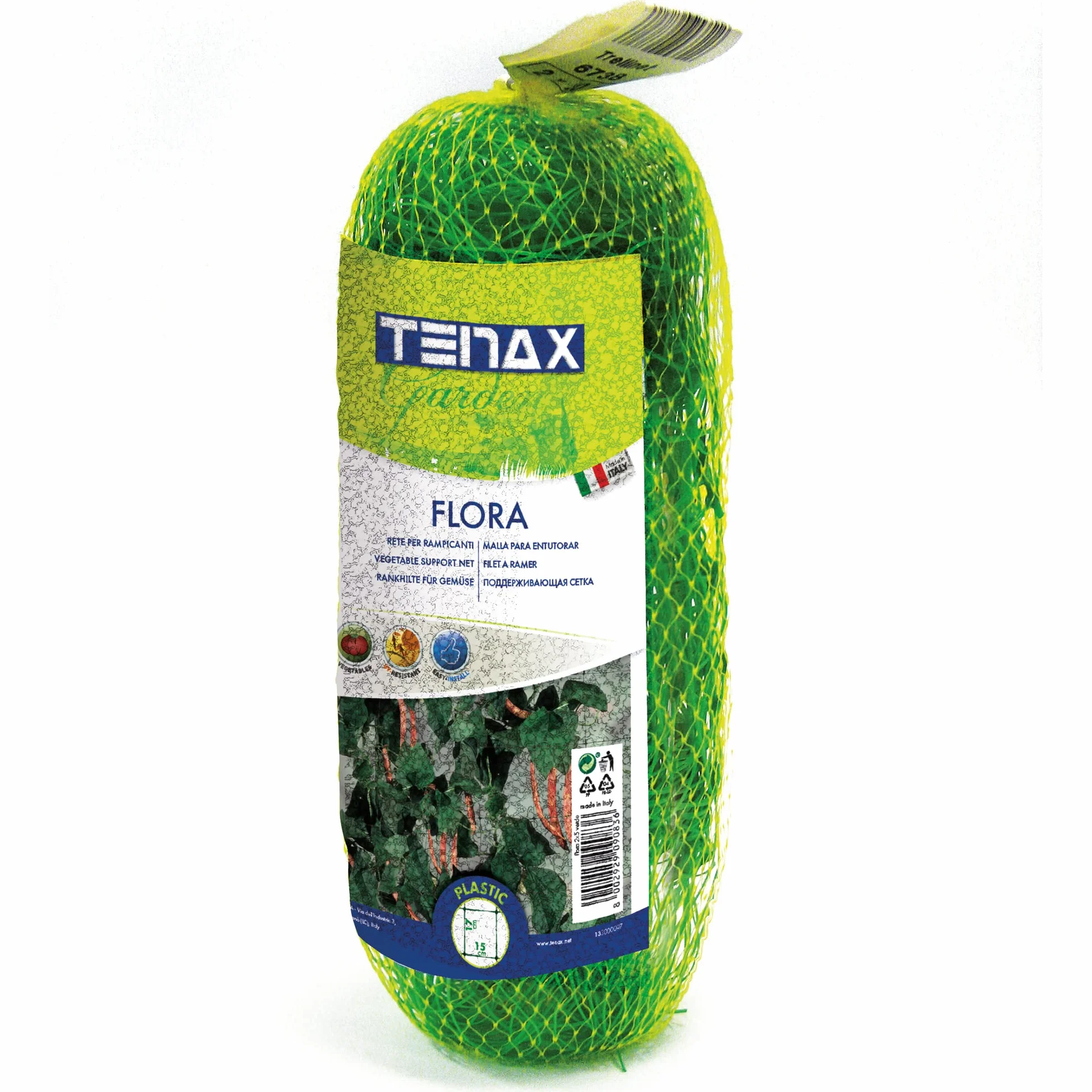 Tenax Flora siatka do roślin pnących, 2,00 x 20 m, zielona