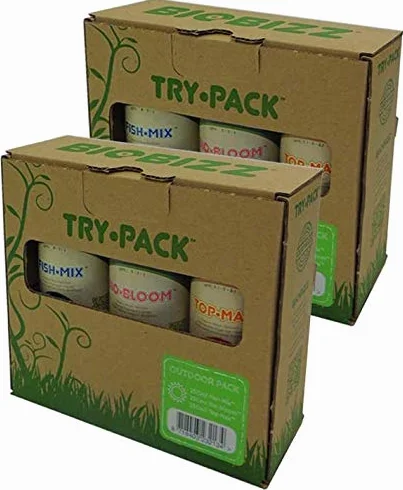 BioBizz - Try-Pack Outdoor - Mega Pack - 3 x 500ml (6 butelek po 250ml)