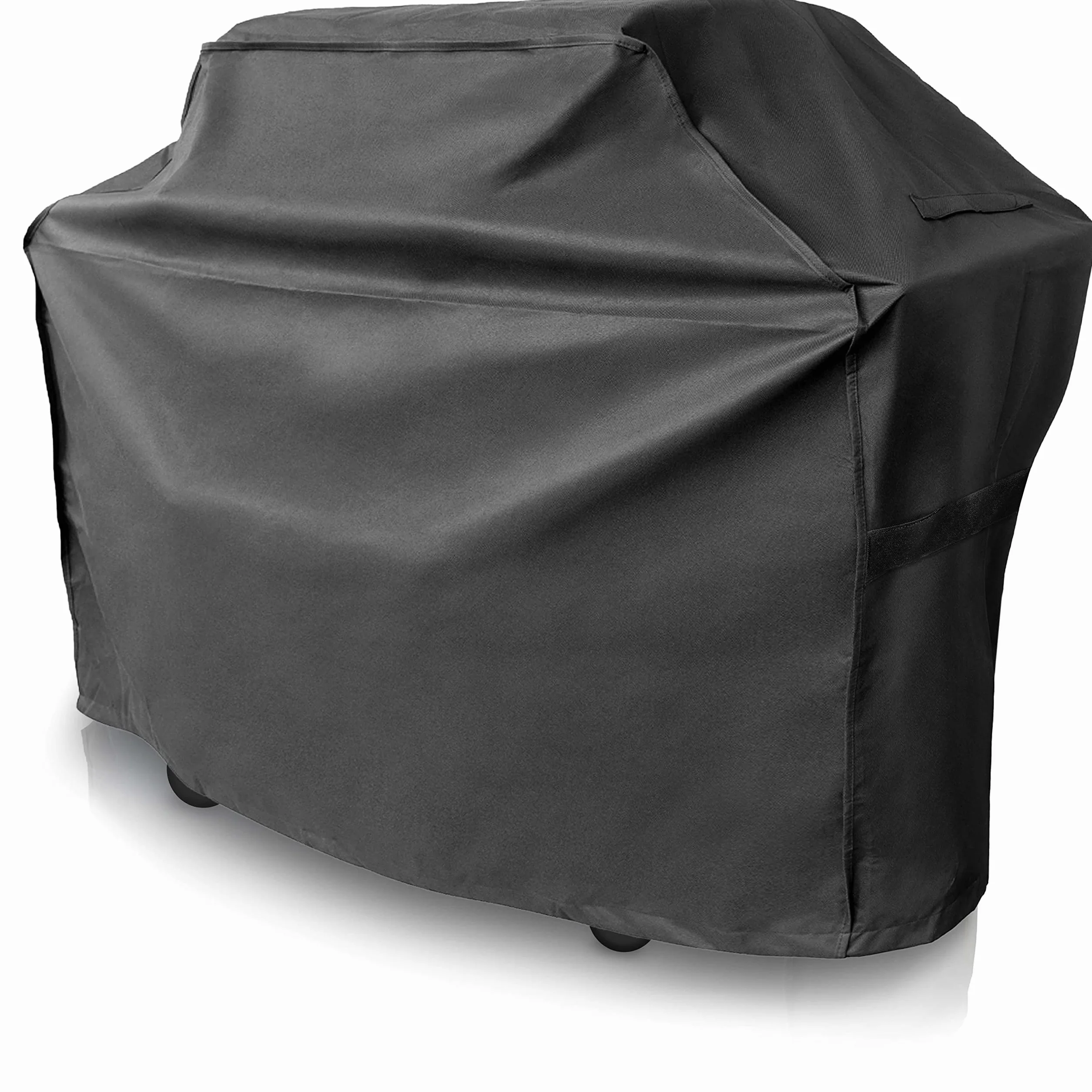 CoverUp Pokrowiec na grilla 145x61x115 cm – wysokiej jakości, odporny na warunki atmosferyczne, e-book z przepisami (może nie być dostępny w języku polskim) – czarny