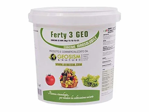 Ferty 3 NPK(Mg) 15-10-15+(2) concime polvere idrosolubile 1 kg