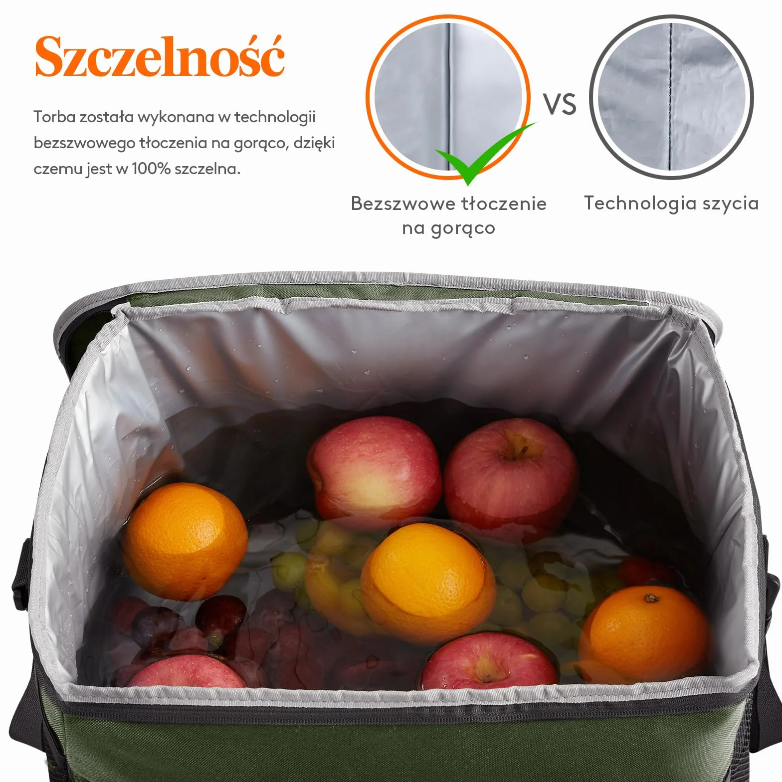 Lifewit Torba Termiczna Na Lunch, Torba Lunchowa Izolowana, Cooler Bag Składana i Izolowana Duża, Lunch Bag Dla Kobiet i Mężczyzn Praca Podróż Piknik